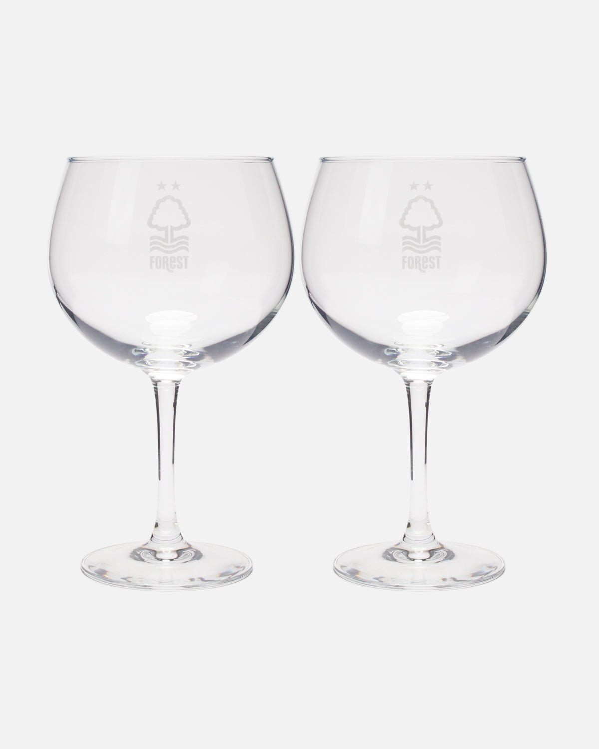NFFC Twin Set Gin Glasses - Nottingham Forest FC