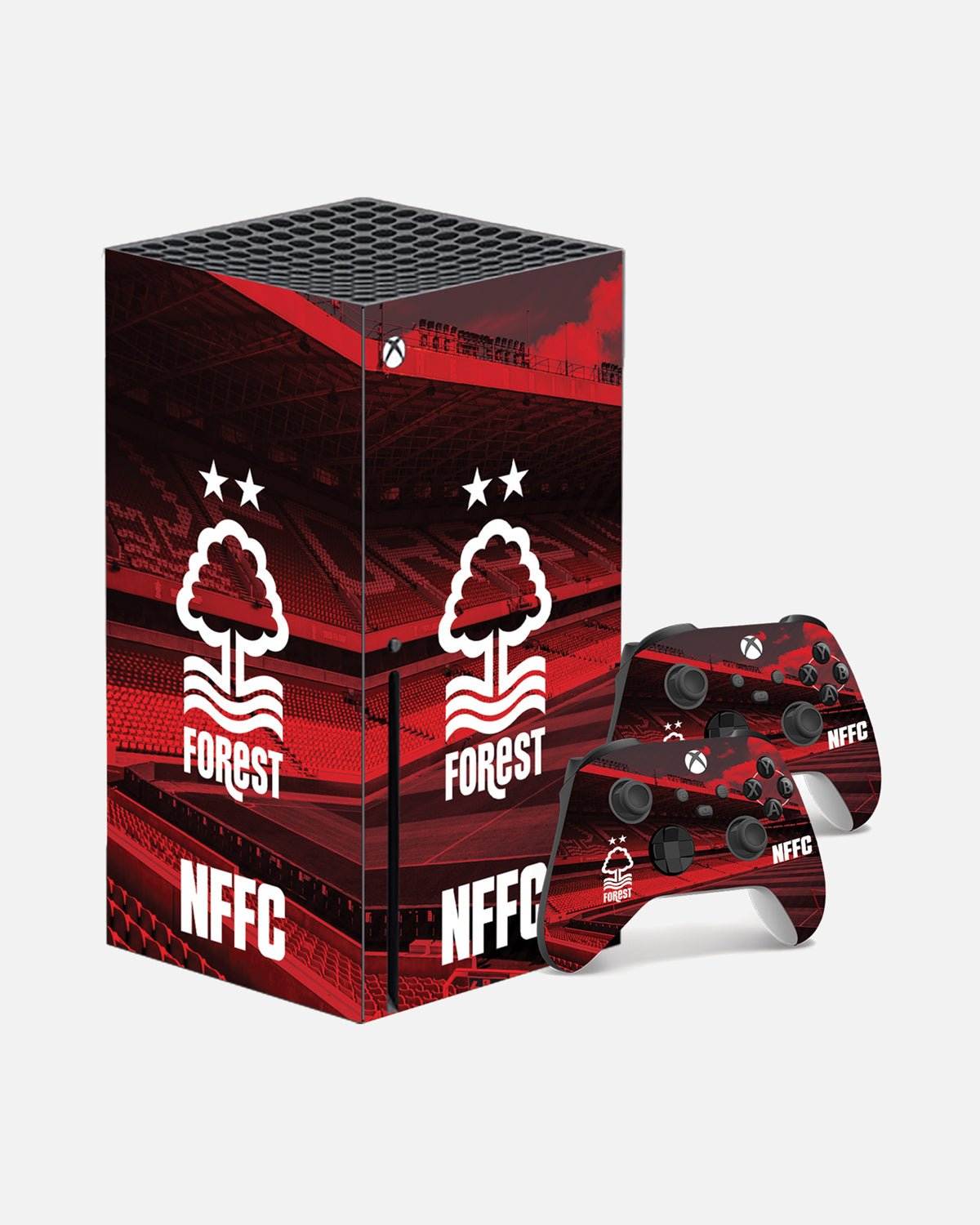 NFFC Xbox Series X Vinyl Console Skin Bundle - Nottingham Forest FC