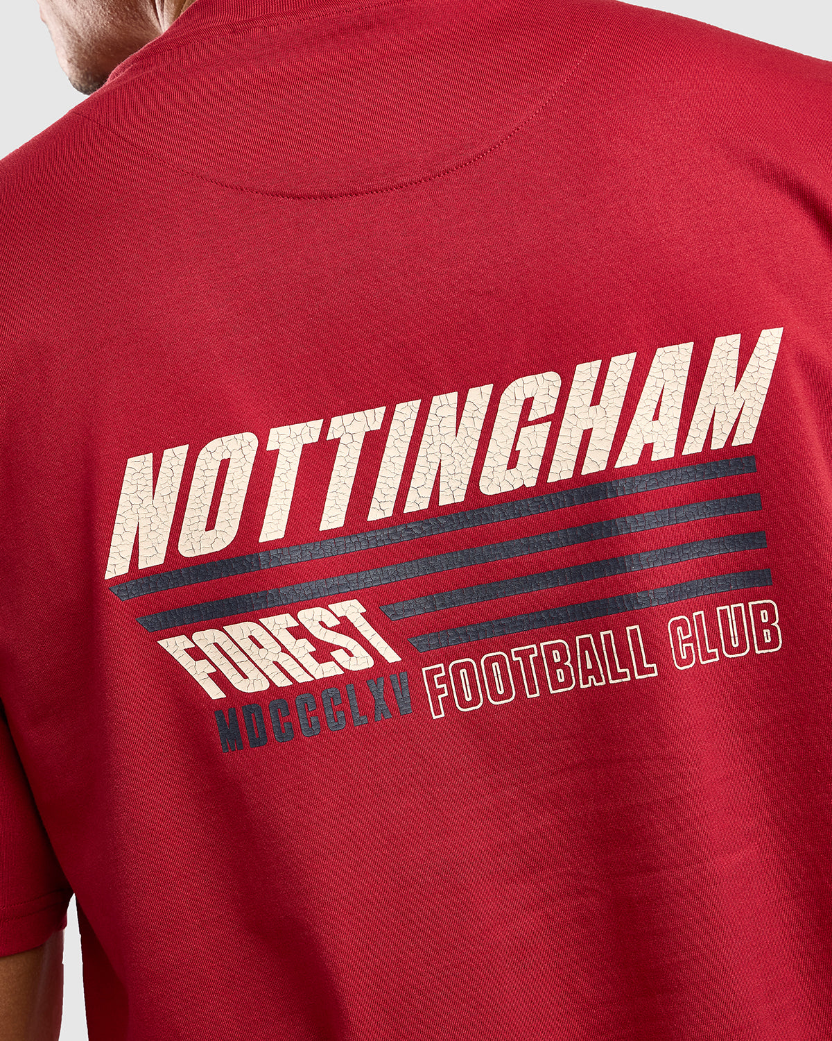 NFFC Red Racing Back Print T-Shirt