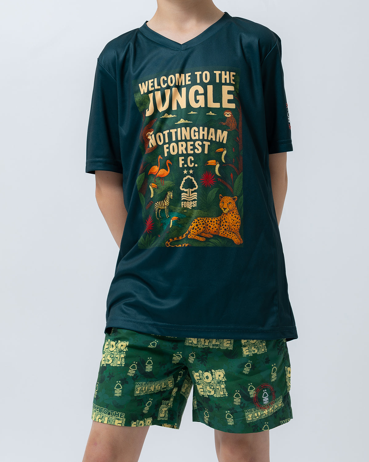 NFFC Junior Green Jungle T-Shirt
