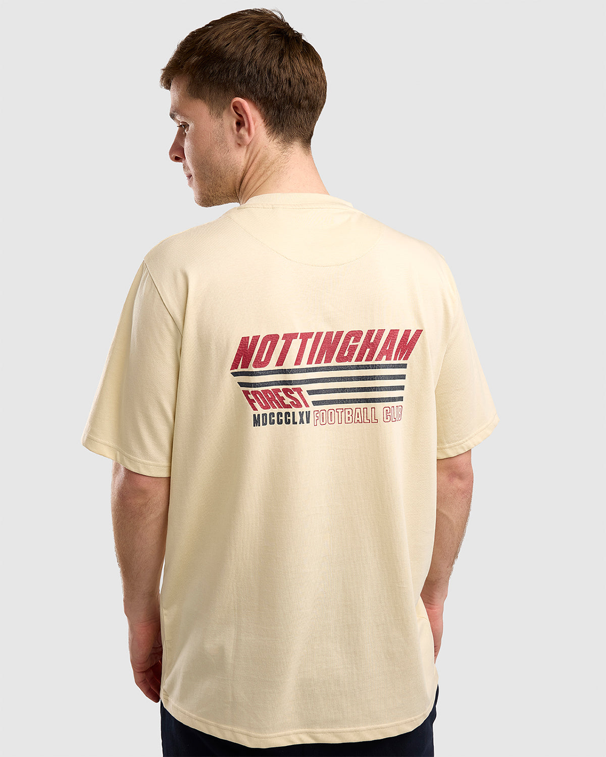 NFFC Ecru Racing Back Print T-Shirt