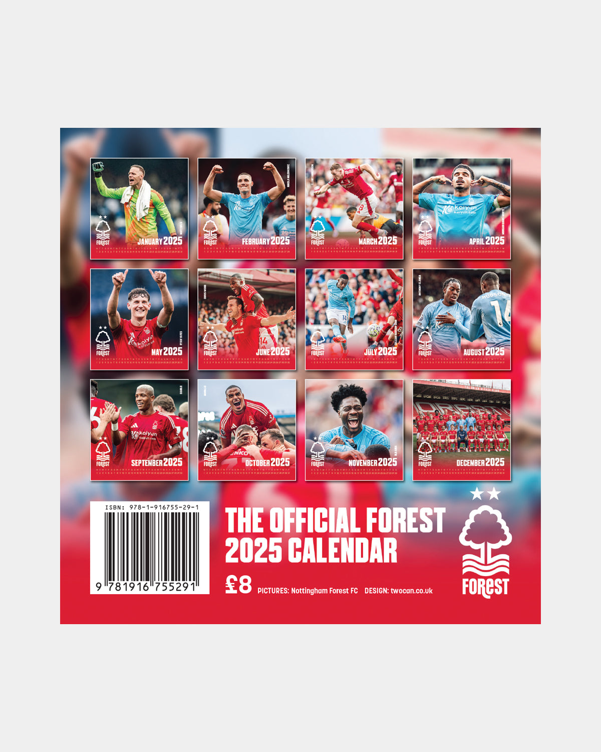 NFFC 2025 Easel Calendar