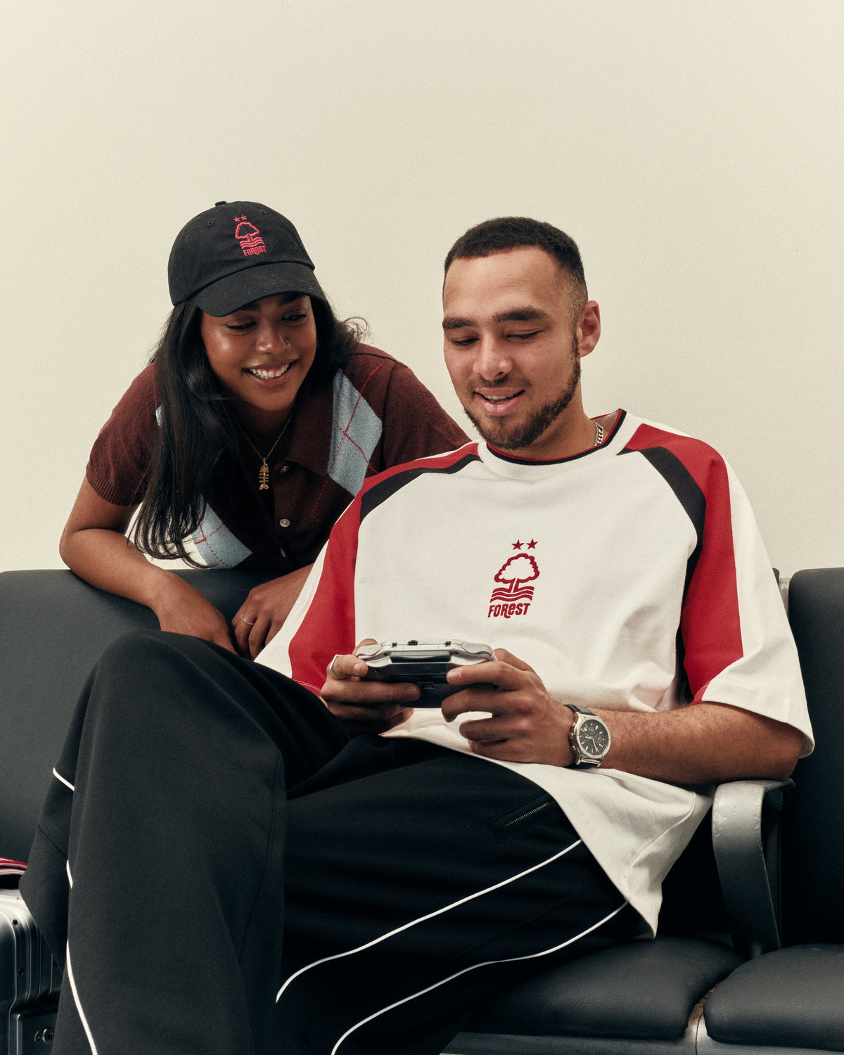 Art of NFFC 90s Oversized Panelled White Tee