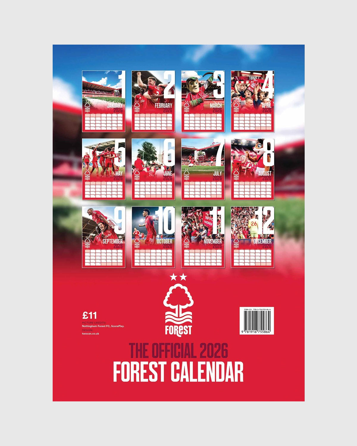 NFFC 2026 A3 Calendar