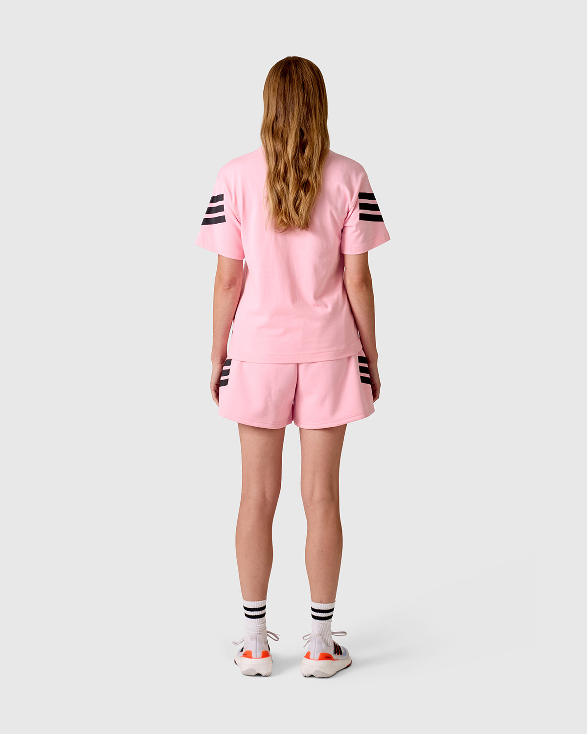 NFFC Women's Future Icons Pink 3-Stripe T-Shirt