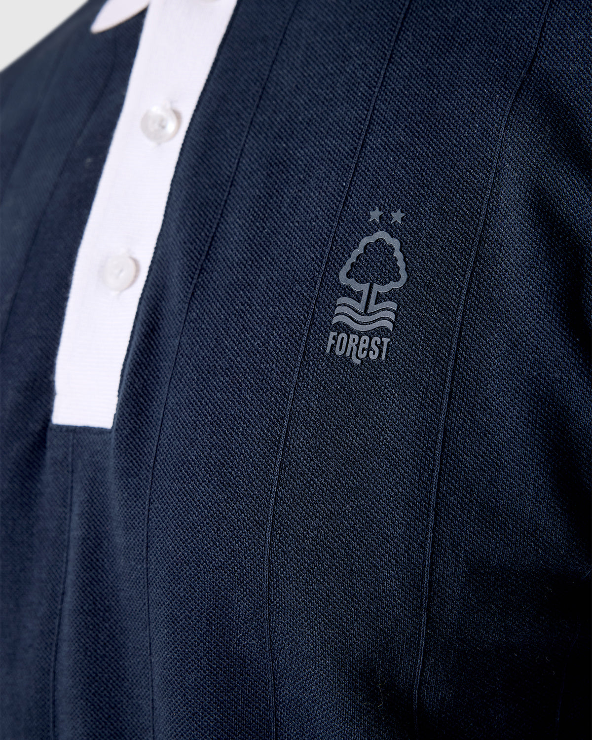 NFFC Navy Bridgford Drop Needle Polo