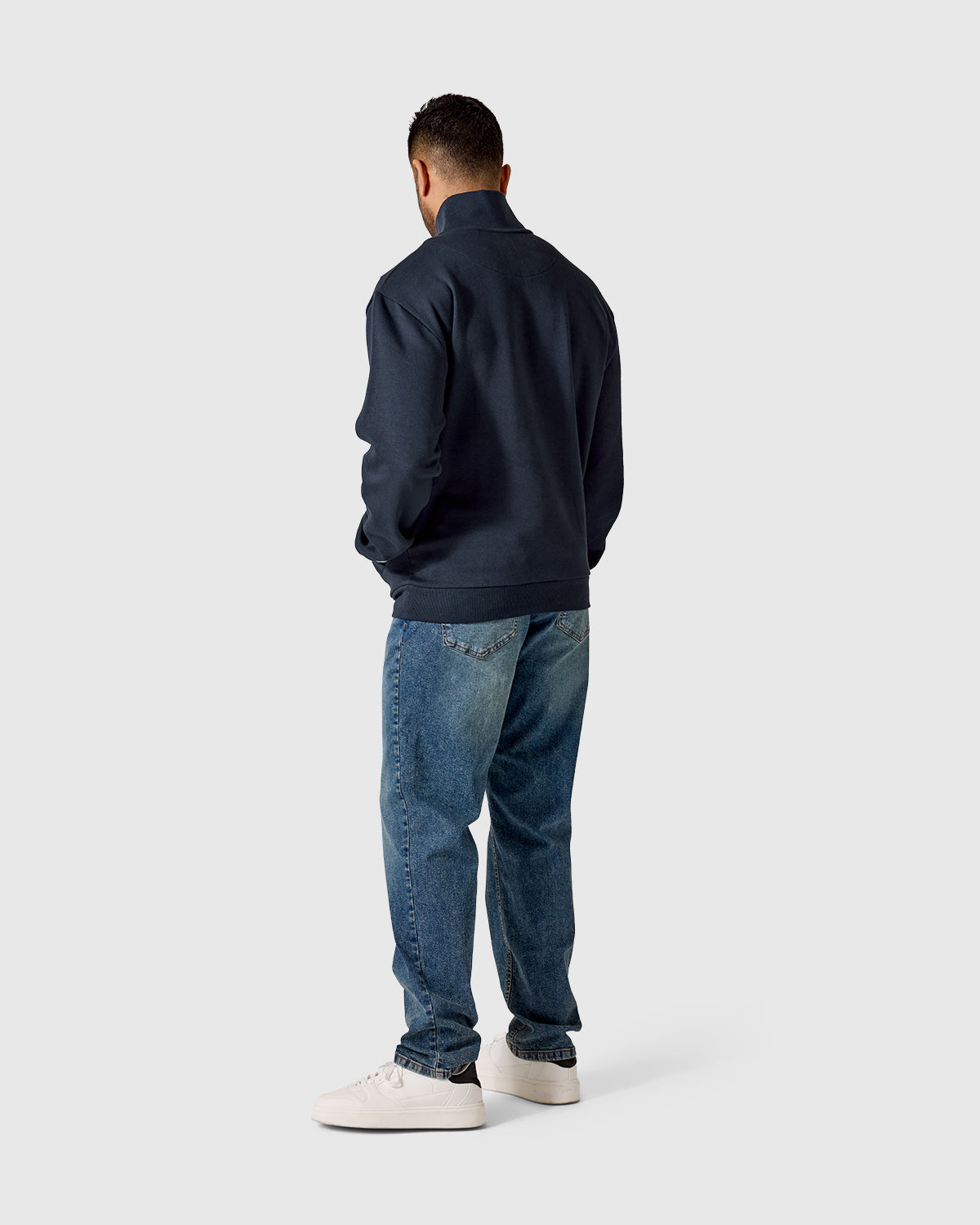 NFFC Navy Bridgford 1/4 Zip Top