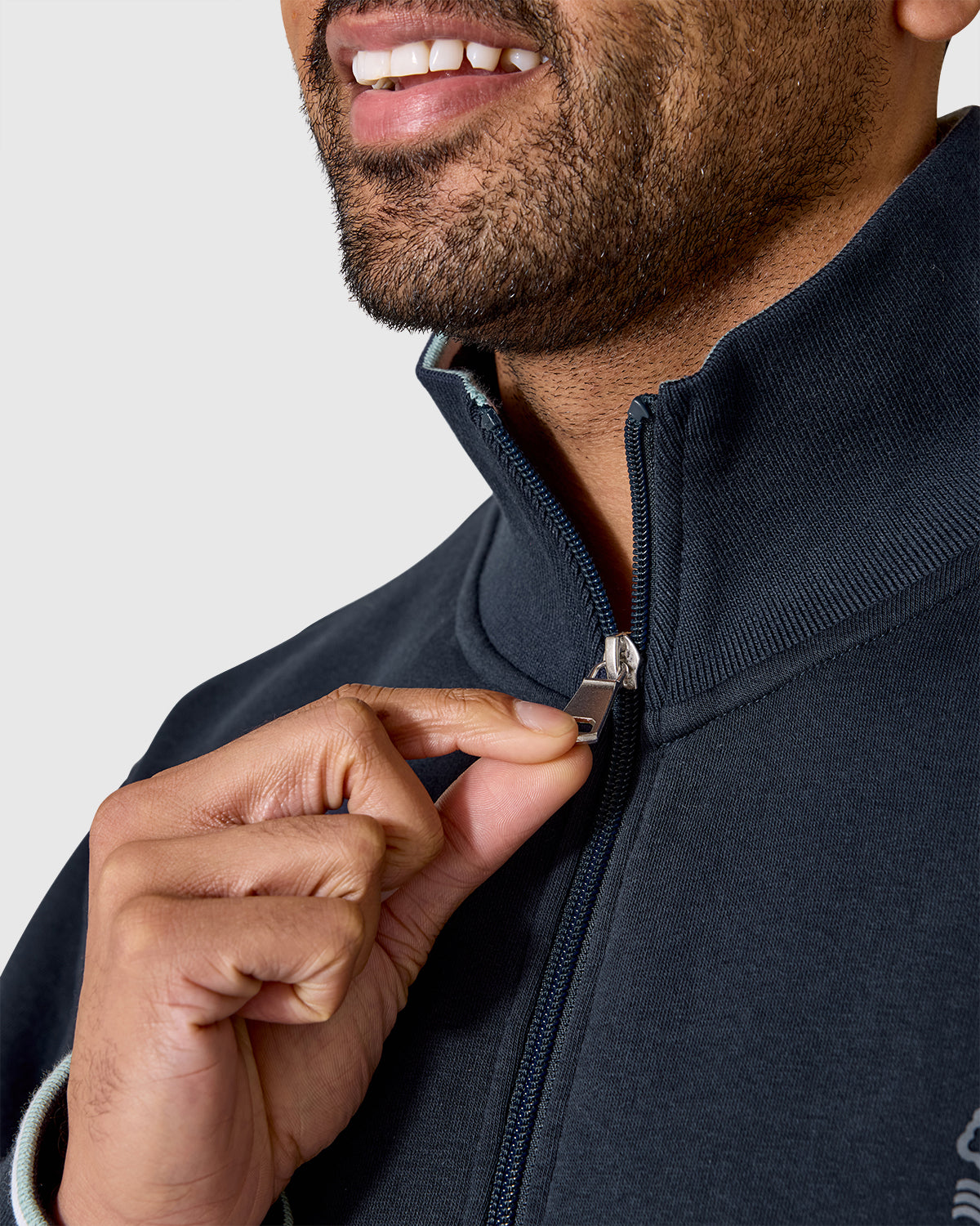 NFFC Navy Bridgford 1/4 Zip Top