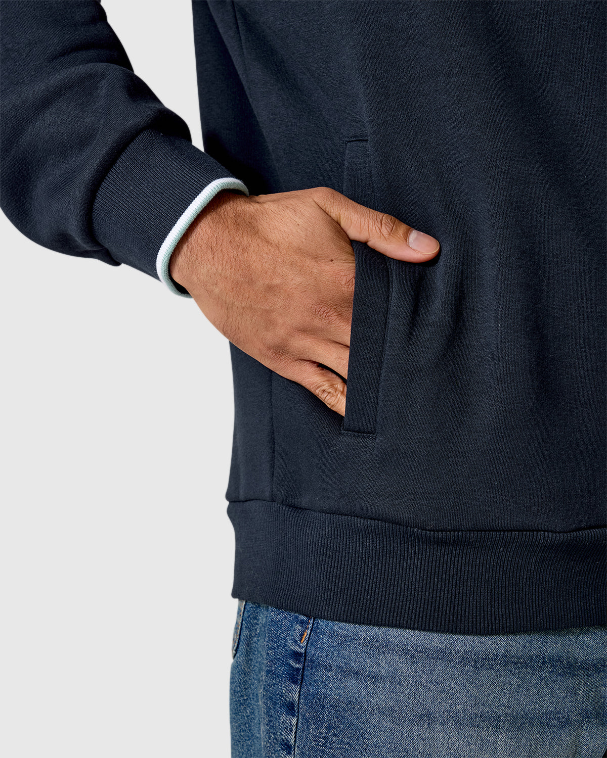 NFFC Navy Bridgford 1/4 Zip Top