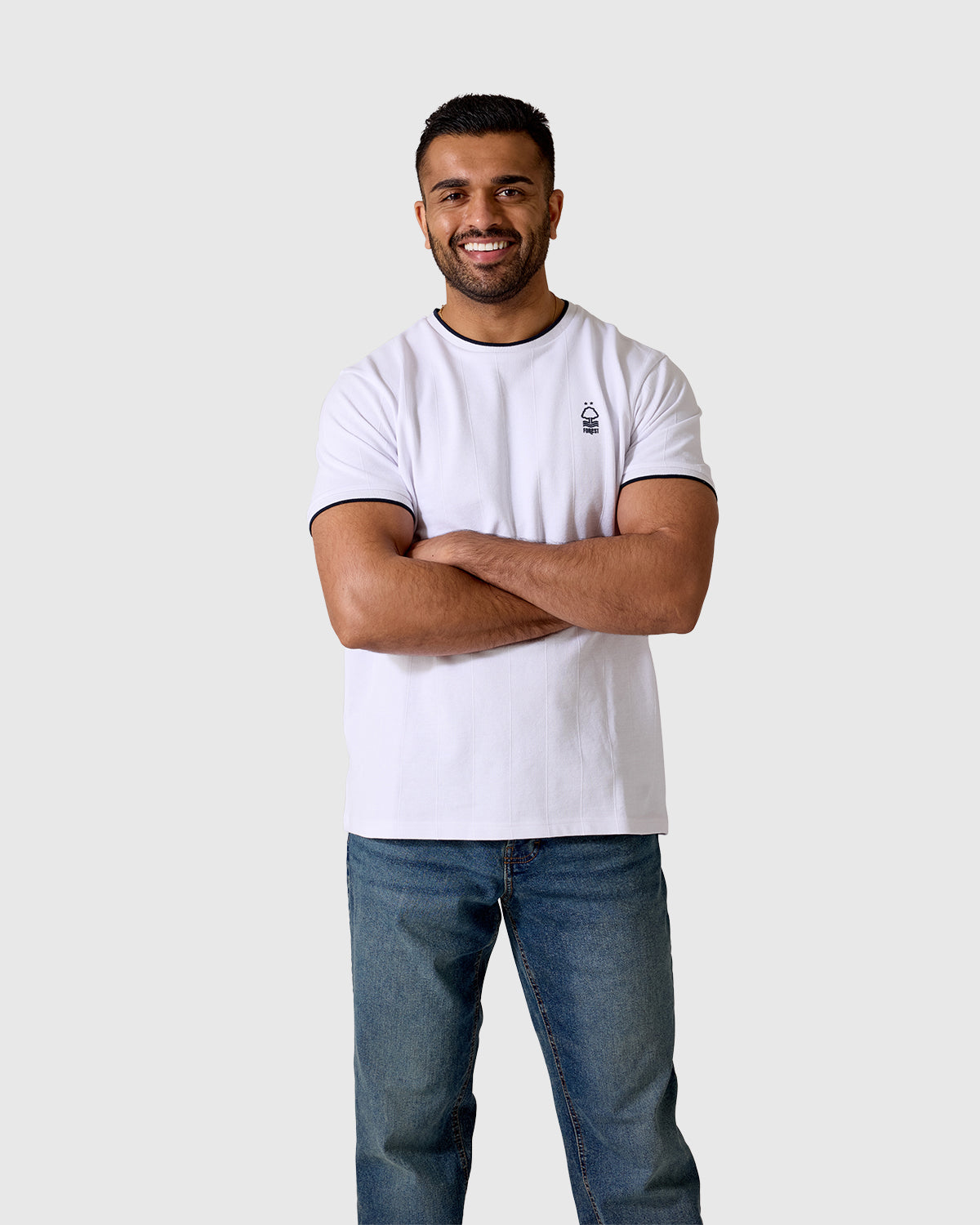 NFFC White Bridgford Drop Needle T-Shirt