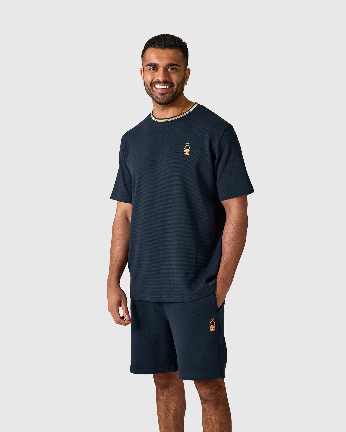NFFC Navy Pop Edit Ribbed T-Shirt