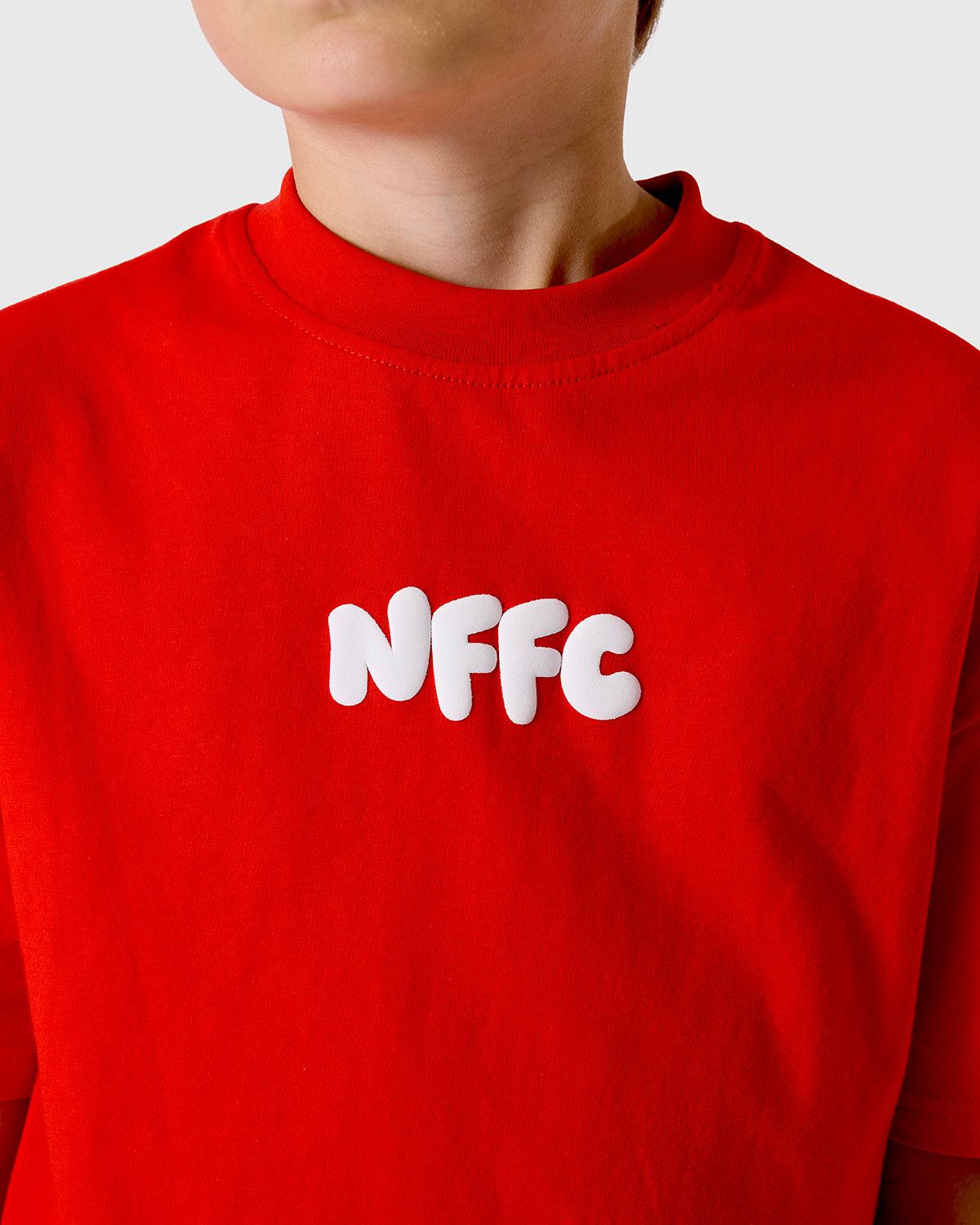 NFFC Junior Red Puff Print T-Shirt
