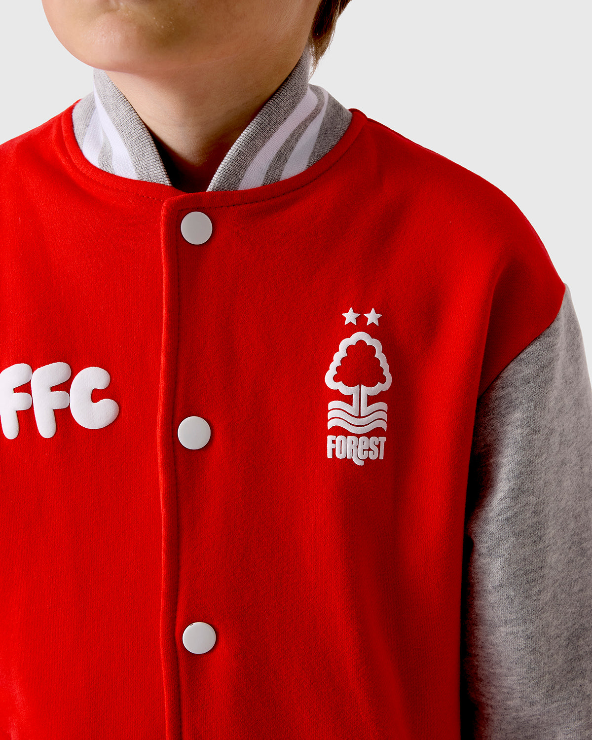 NFFC Junior Red Varsity Jacket