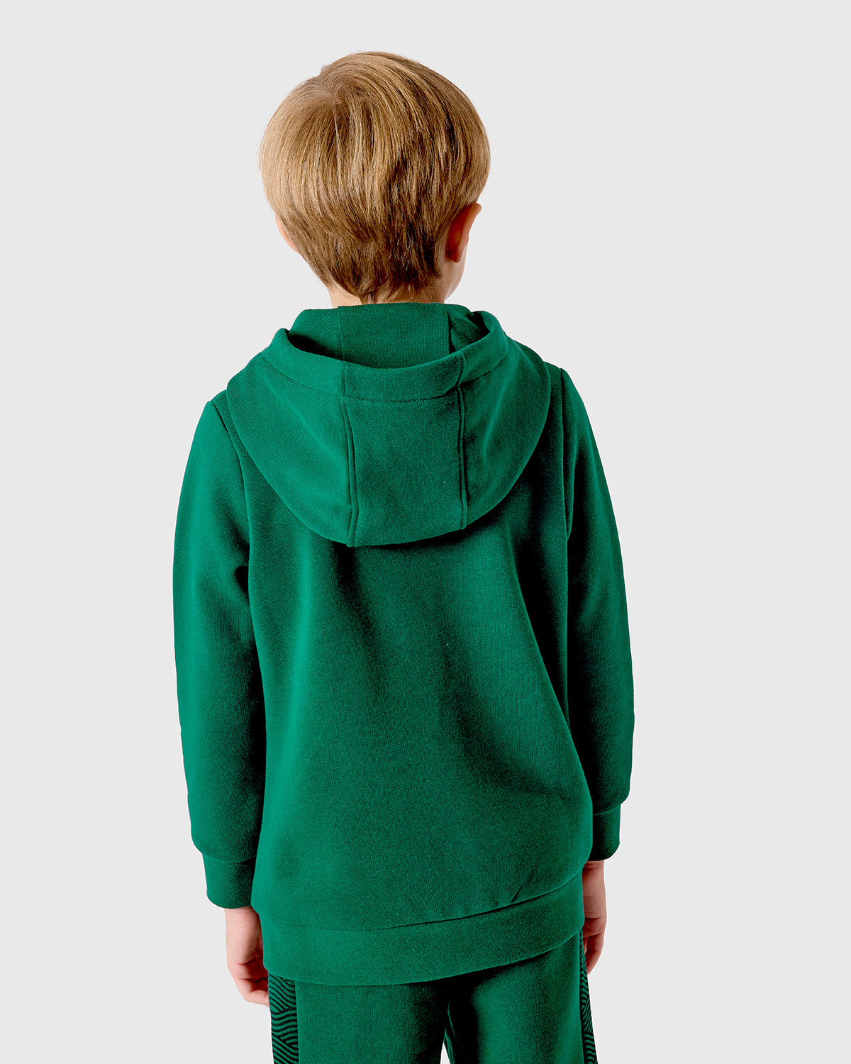 NFFC Junior Green Trent Print Full Zip Hoodie
