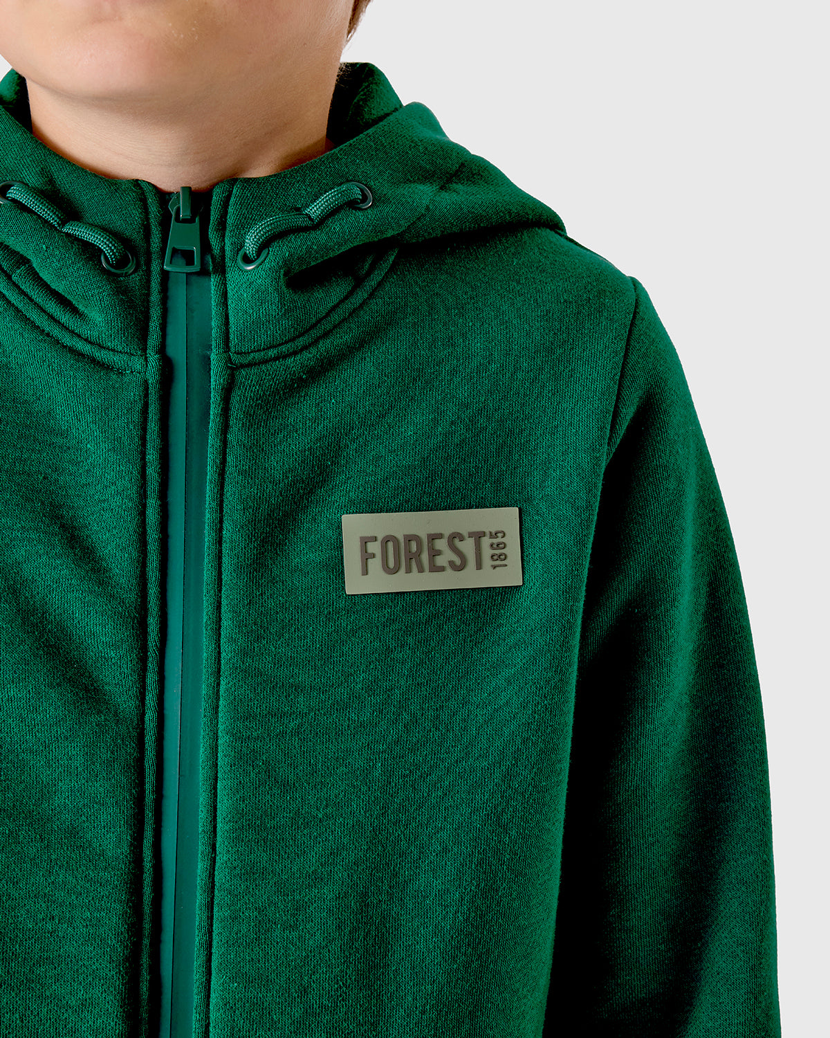 NFFC Junior Green Trent Print Full Zip Hoodie