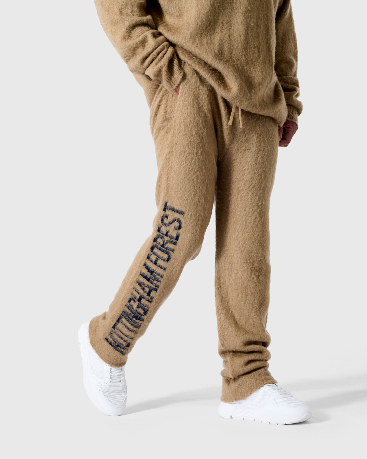 NFFC Camel Brushed Knit Pants