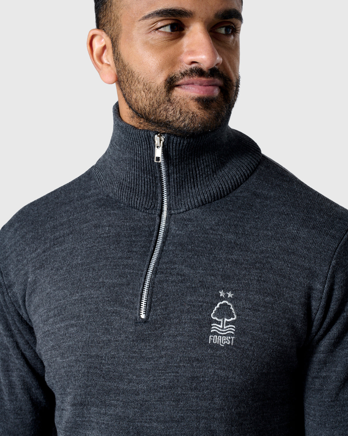 NFFC Charcoal Essential Knit 1/4 Zip