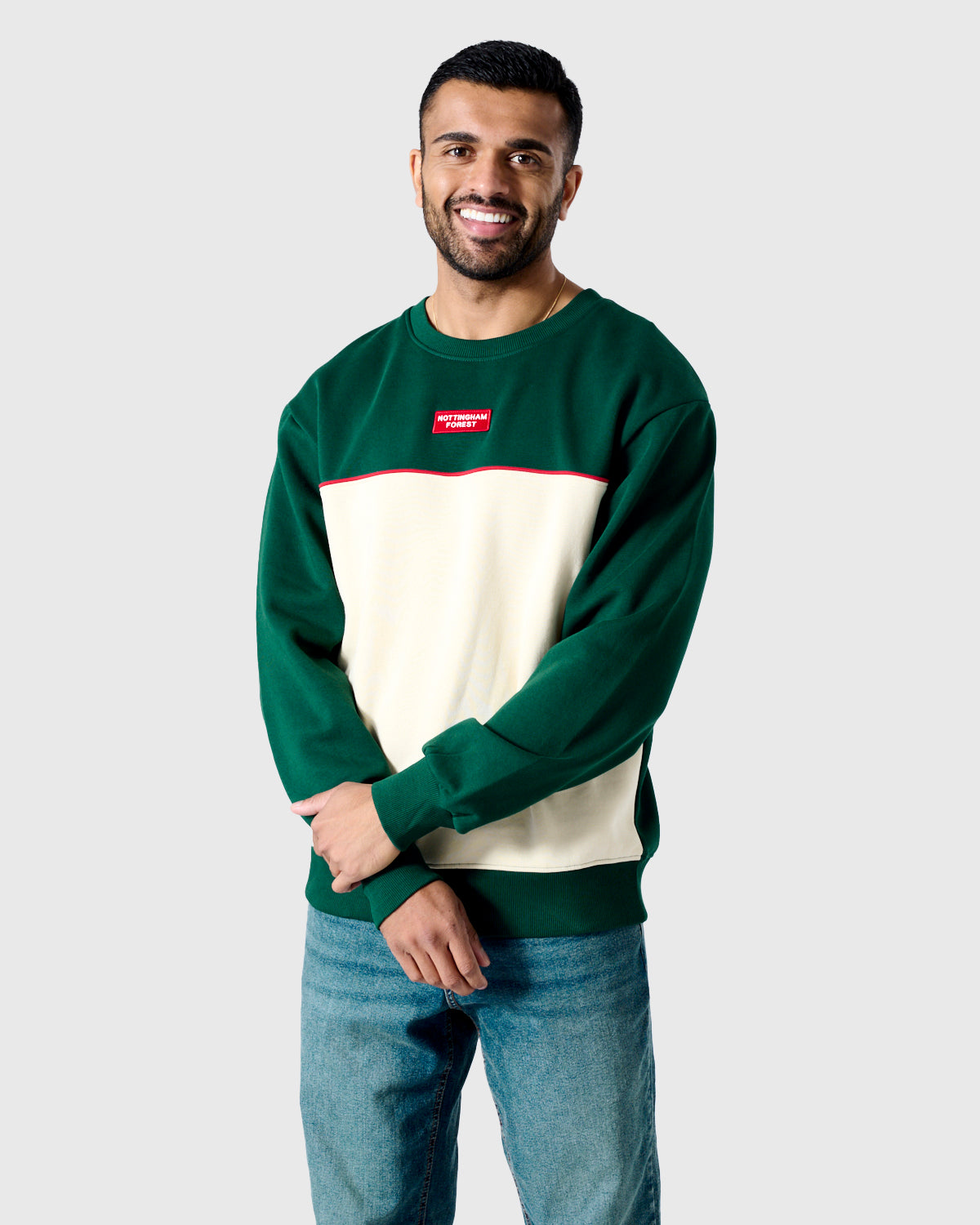 NFFC Original Reds Panelled Sweatshirt