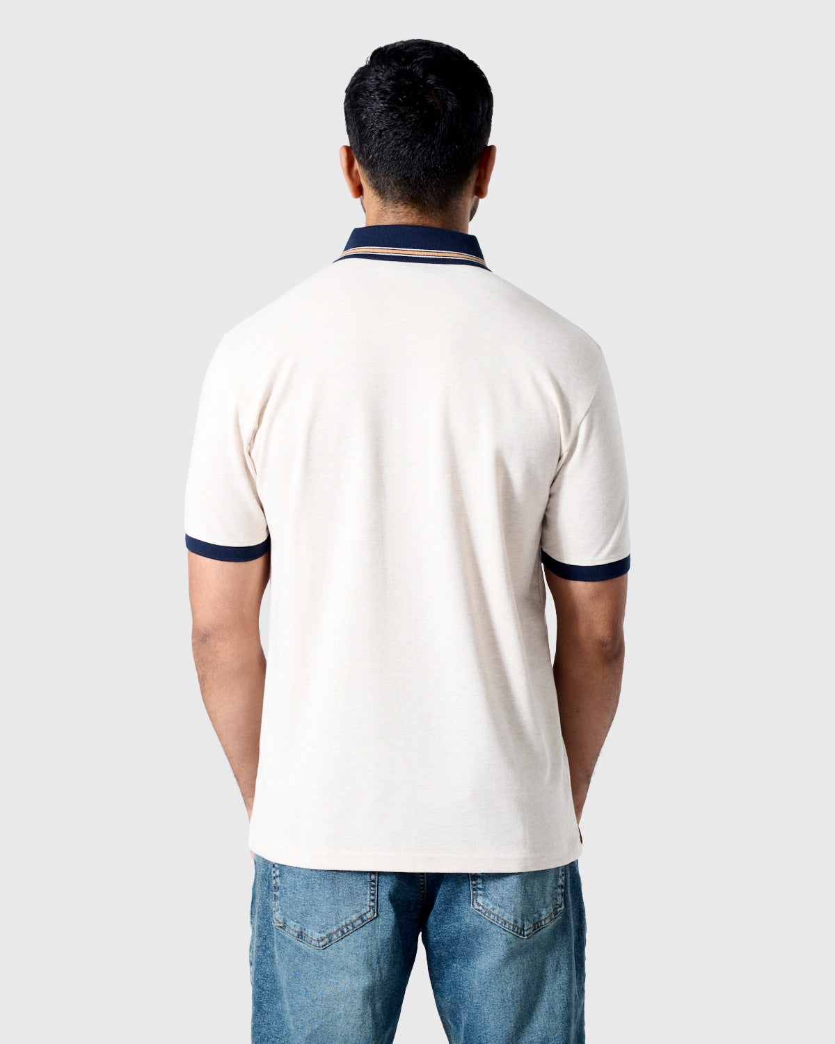 NFFC Oatmeal Marl Premium Circle Polo