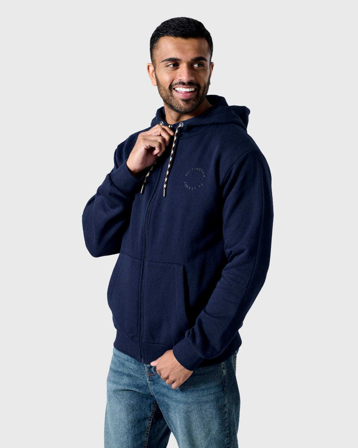 NFFC Navy Premium Circle Full Zip Hoodie