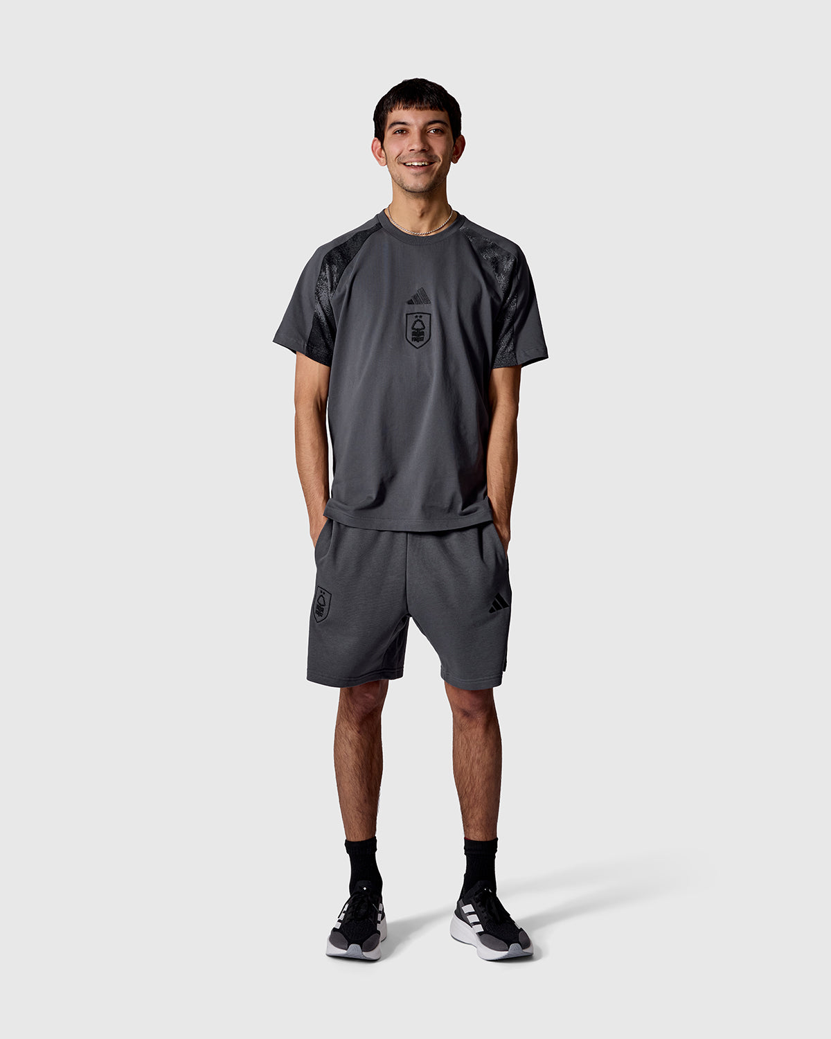 NFFC adidas Grey Camo Print Shorts