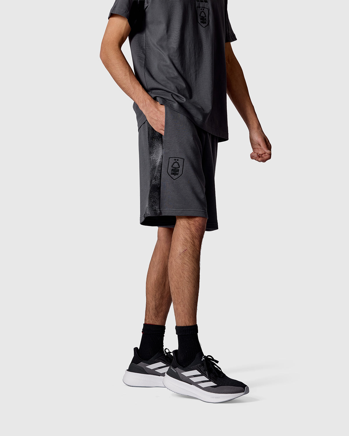 NFFC adidas Grey Camo Print Shorts