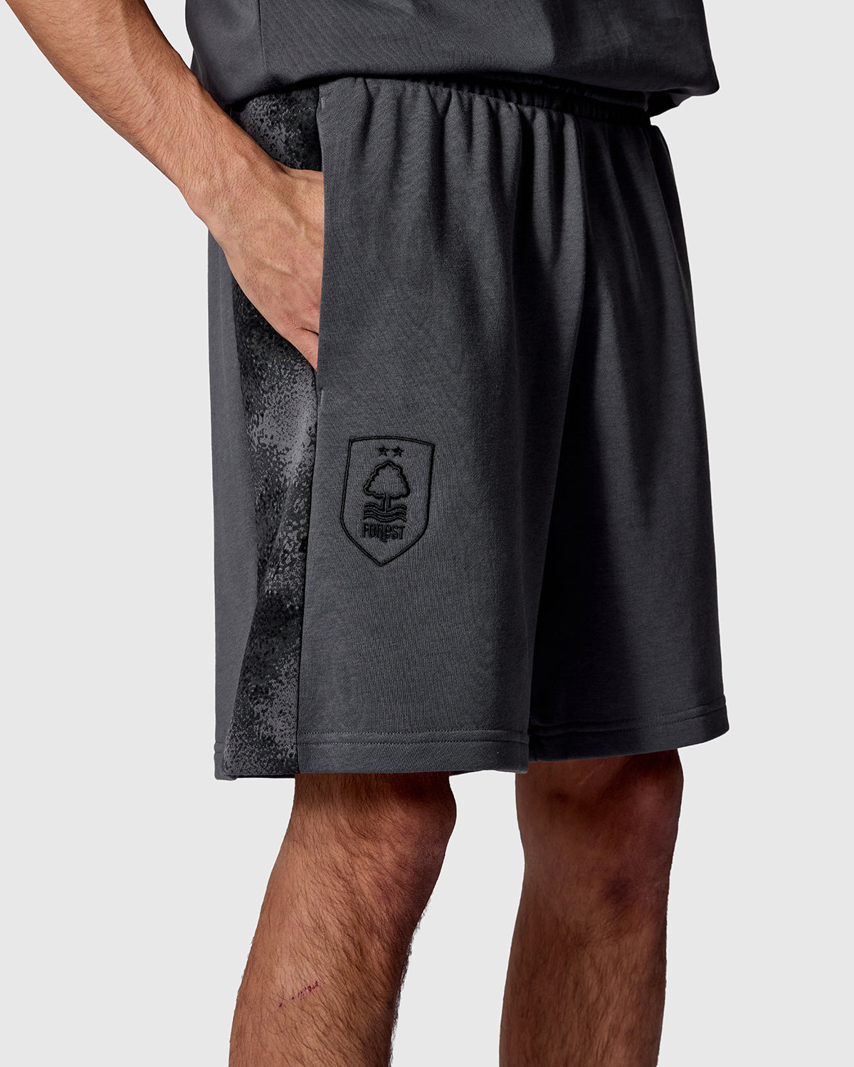 NFFC adidas Grey Camo Print Shorts