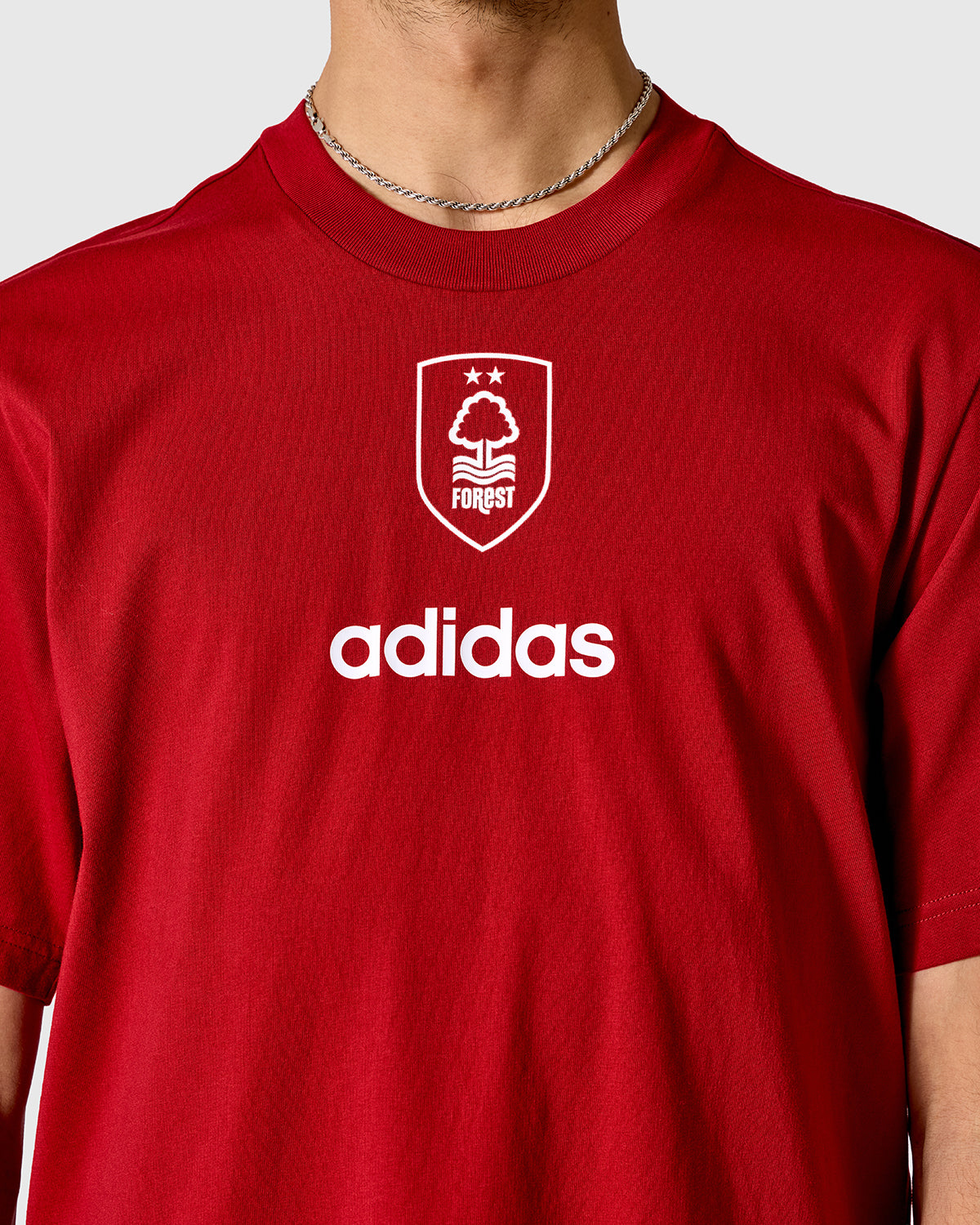 NFFC adidas Maroon Linear T-Shirt