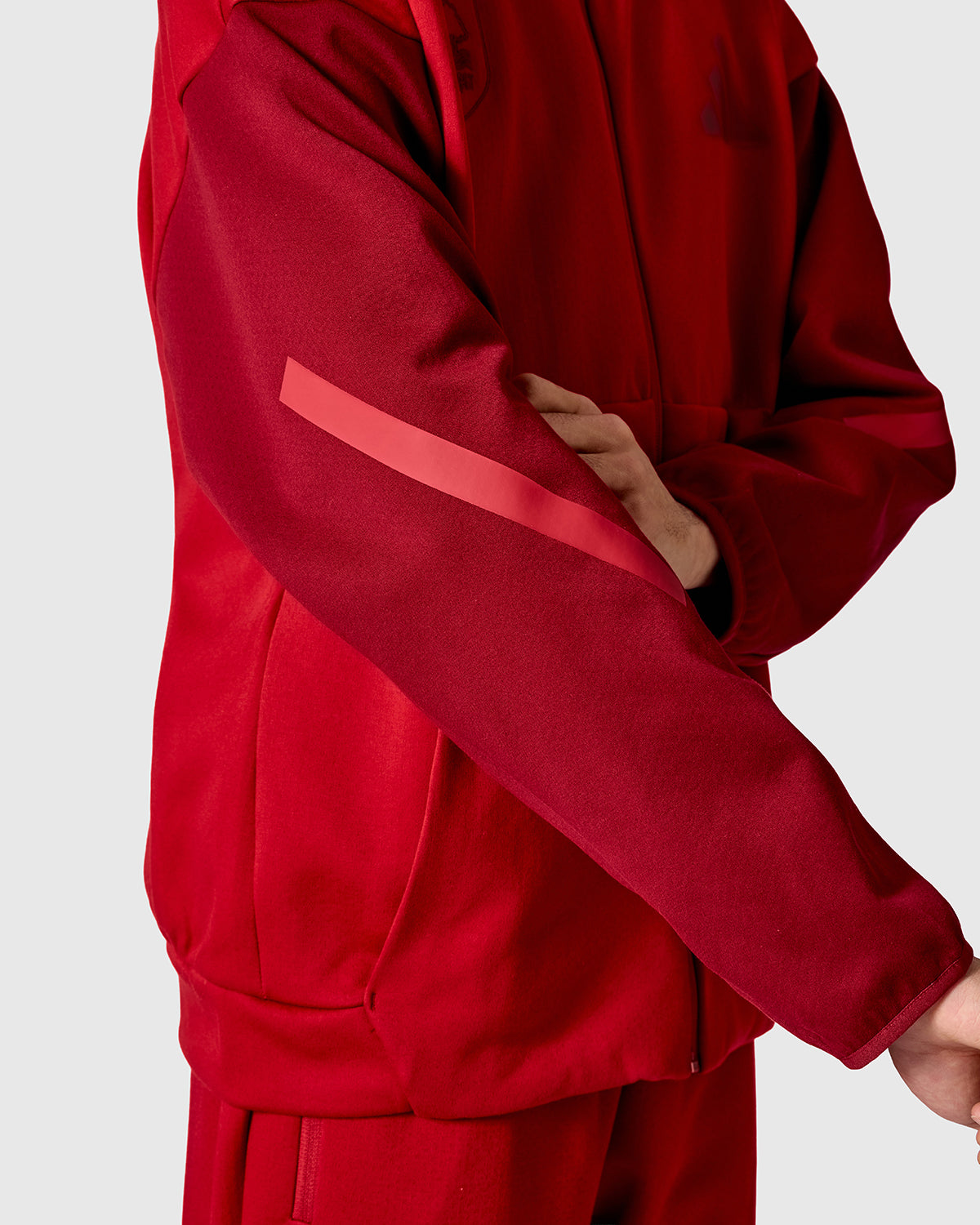 NFFC adidas Maroon Z.N.E. Full Zip Hoodie