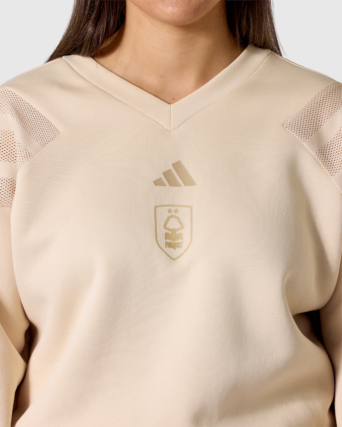 NFFC adidas Women's Crystal Future Icons Mesh Top