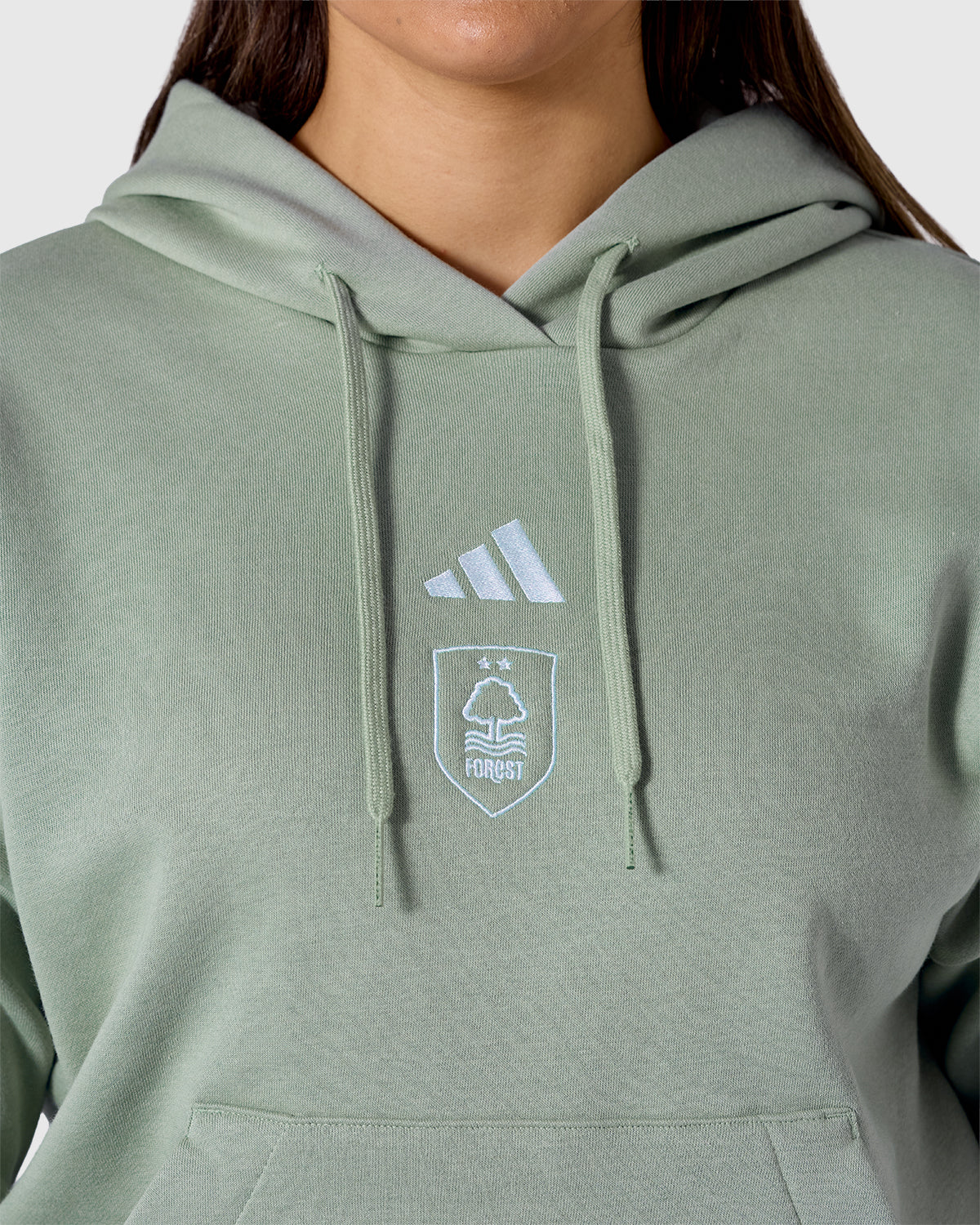 NFFC adidas Womens Sage 3-Stripe Hoodie
