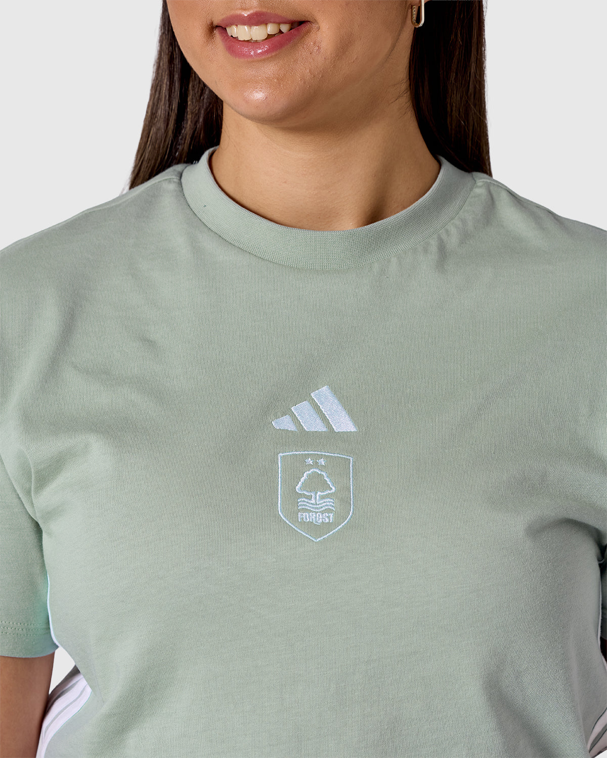 NFFC adidas Women's Sage 3-Stripe T-Shirt