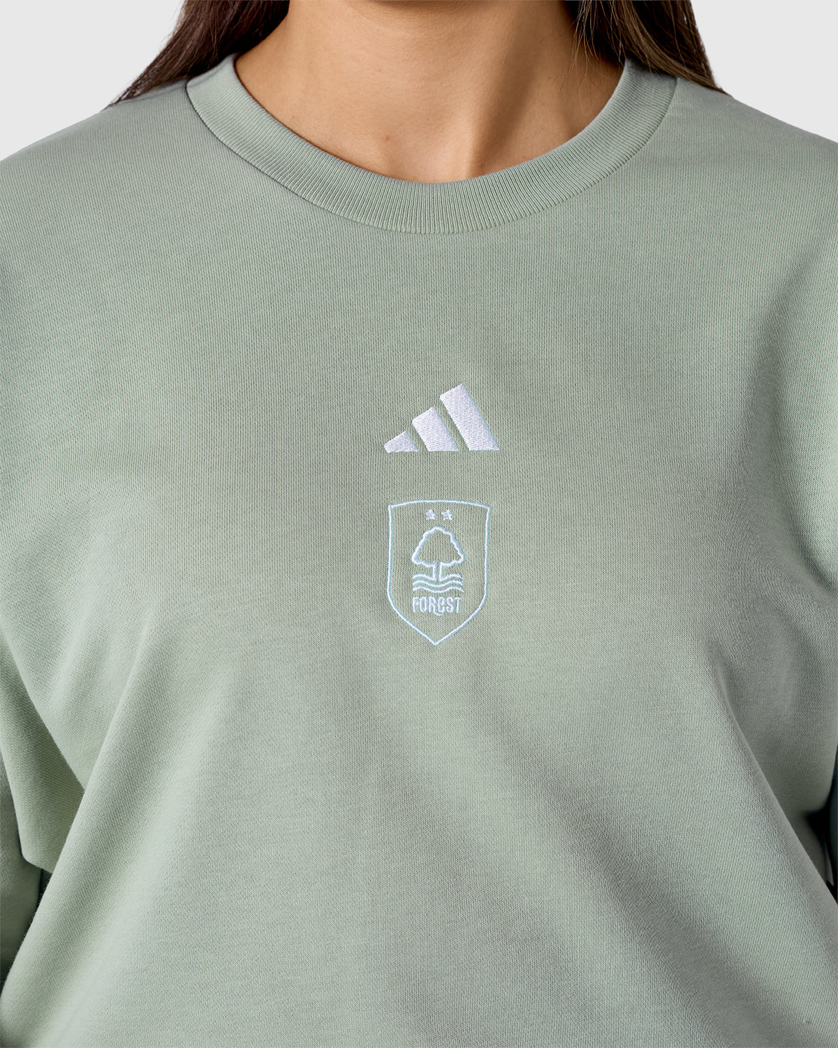 NFFC adidas Women's Sage 3-Stripe Sweatshirt