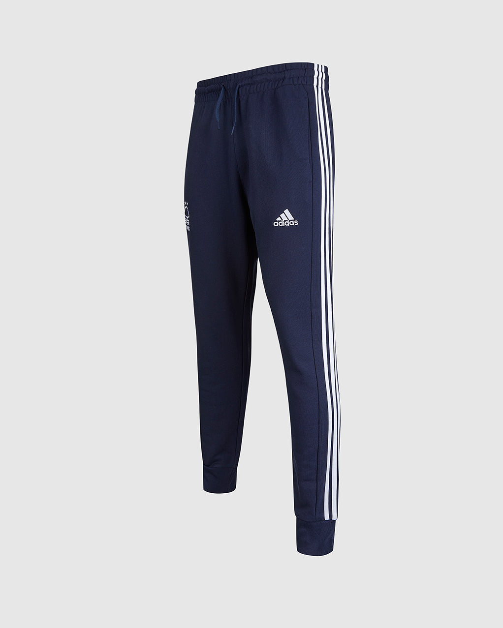 NFFC Adidas Essentials Navy Tapered Cuff 3-Stripe Joggers