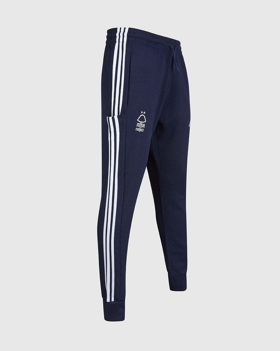 NFFC Adidas Essentials Navy Tapered Cuff 3-Stripe Joggers