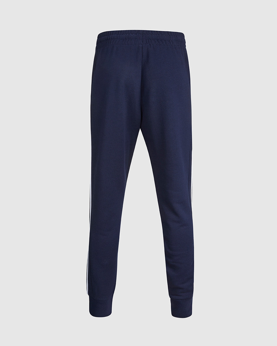 NFFC Adidas Essentials Navy Tapered Cuff 3-Stripe Joggers