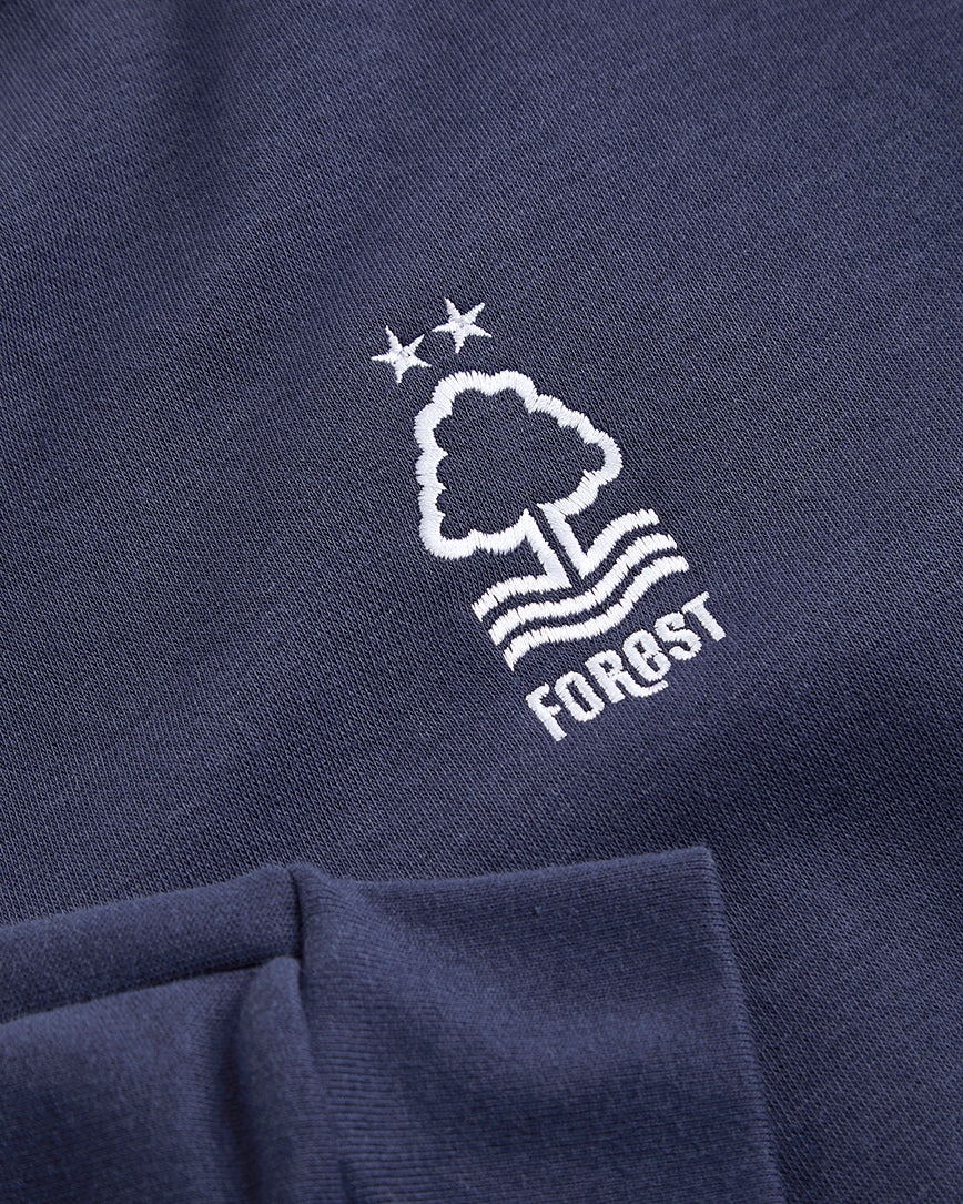 NFFC Adidas Essentials Navy 1/4 Zip 3-Stripe Top