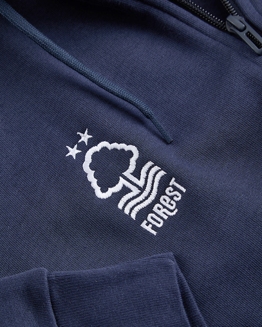 NFFC Adidas Essentials Navy 3-Stripe Full Zip Hoodie