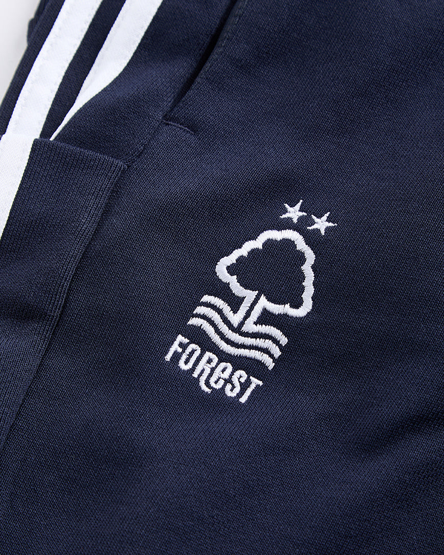 NFFC Adidas Essentials Navy Tapered Cuff 3-Stripe Joggers