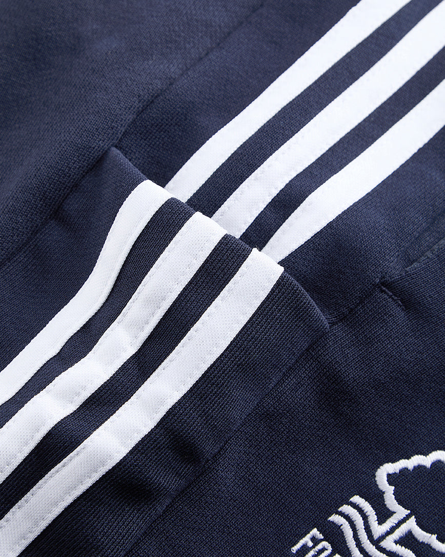 NFFC Adidas Essentials Navy Tapered Cuff 3-Stripe Joggers