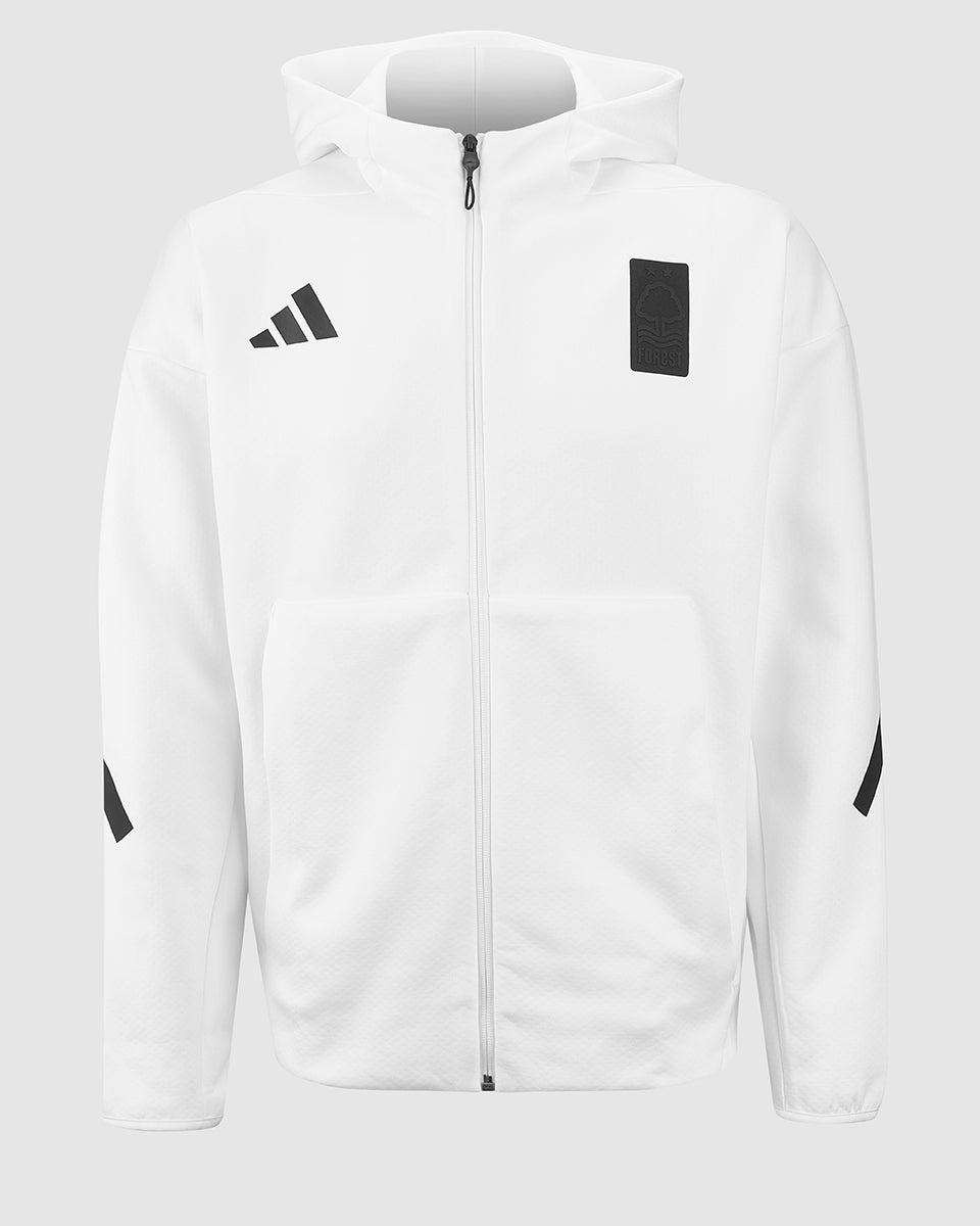 NFFC White Z.N.E. Full Zip Hoodie