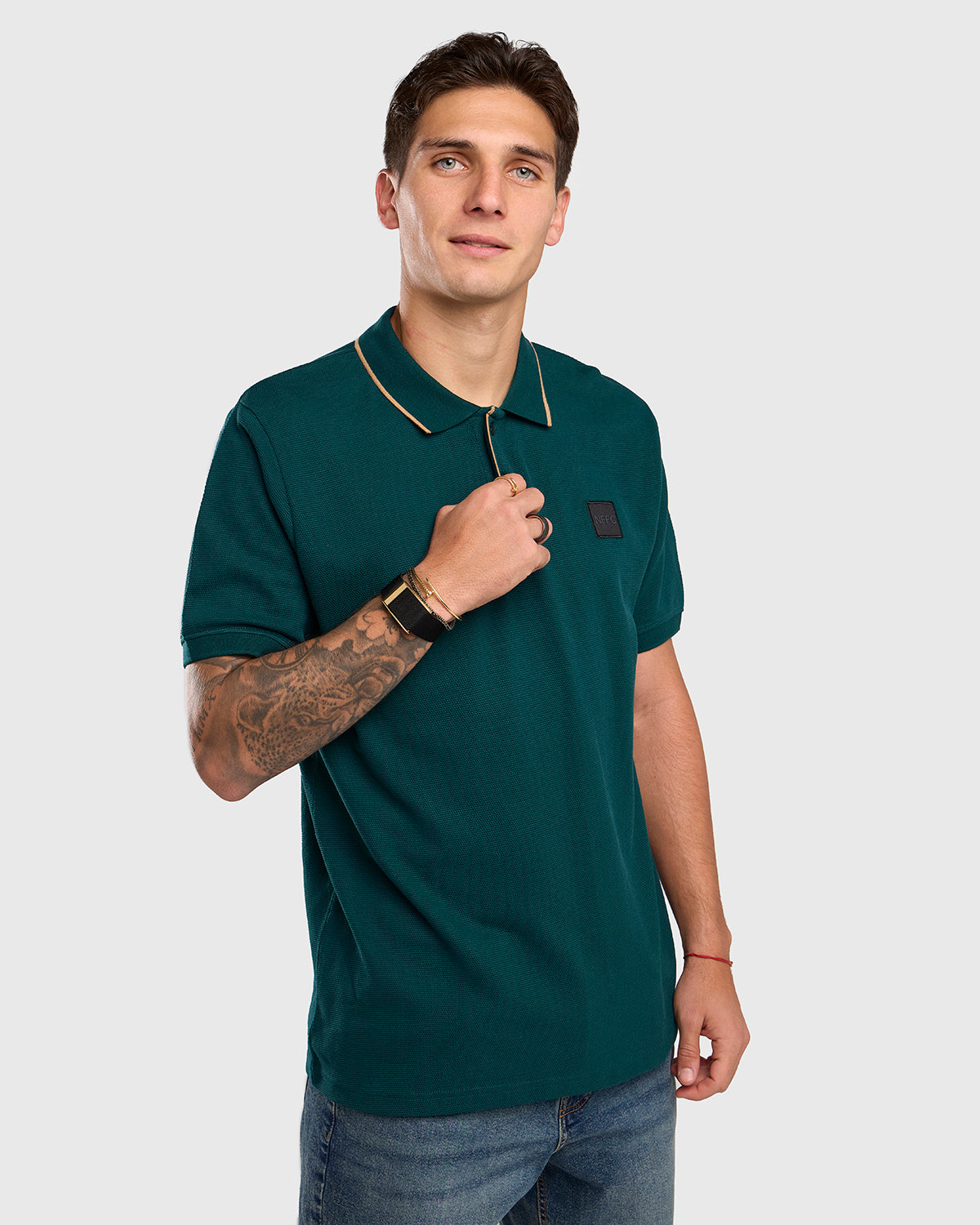 NFFC Teal Terrace Polo