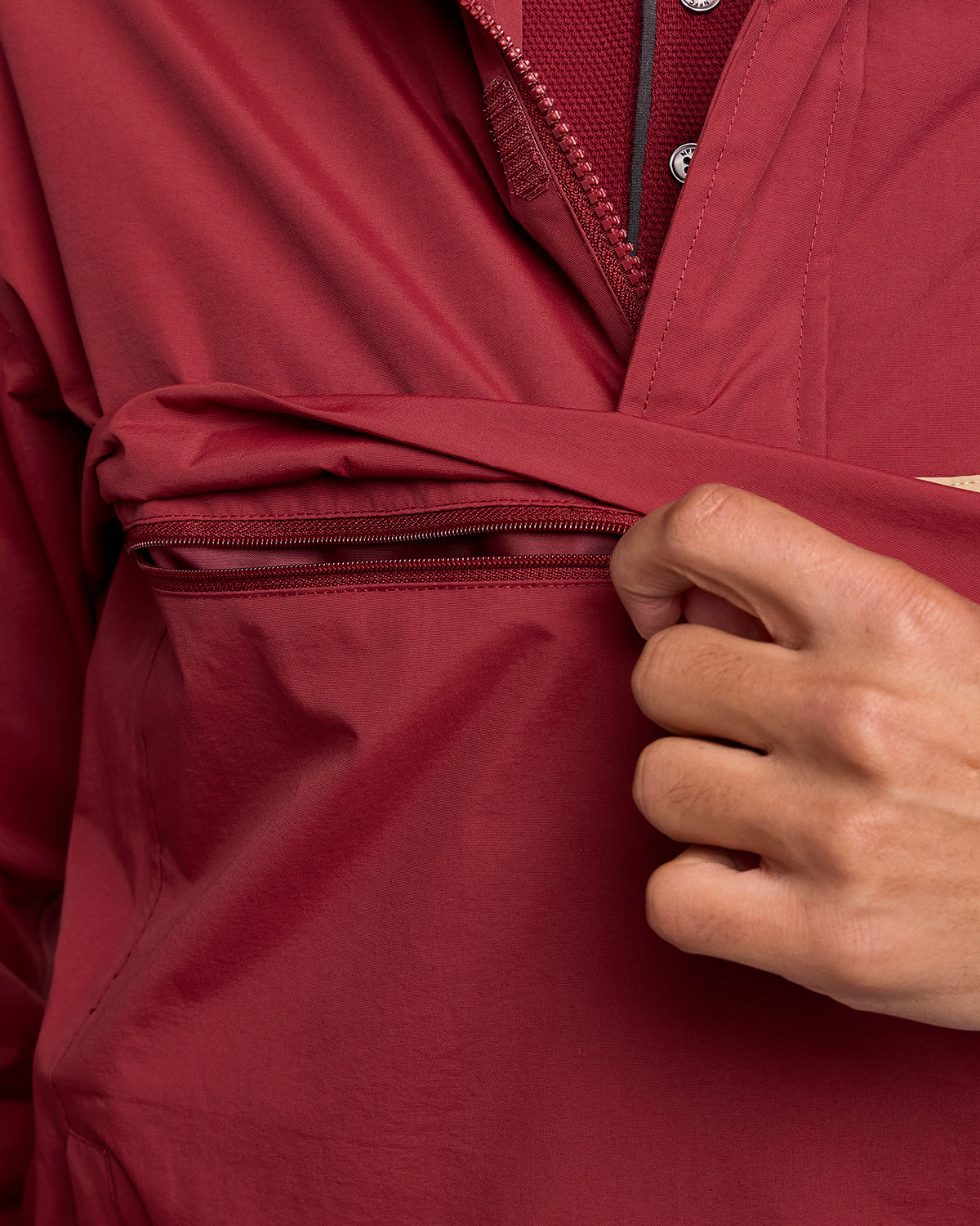 NFFC Red Terrace Windbreaker