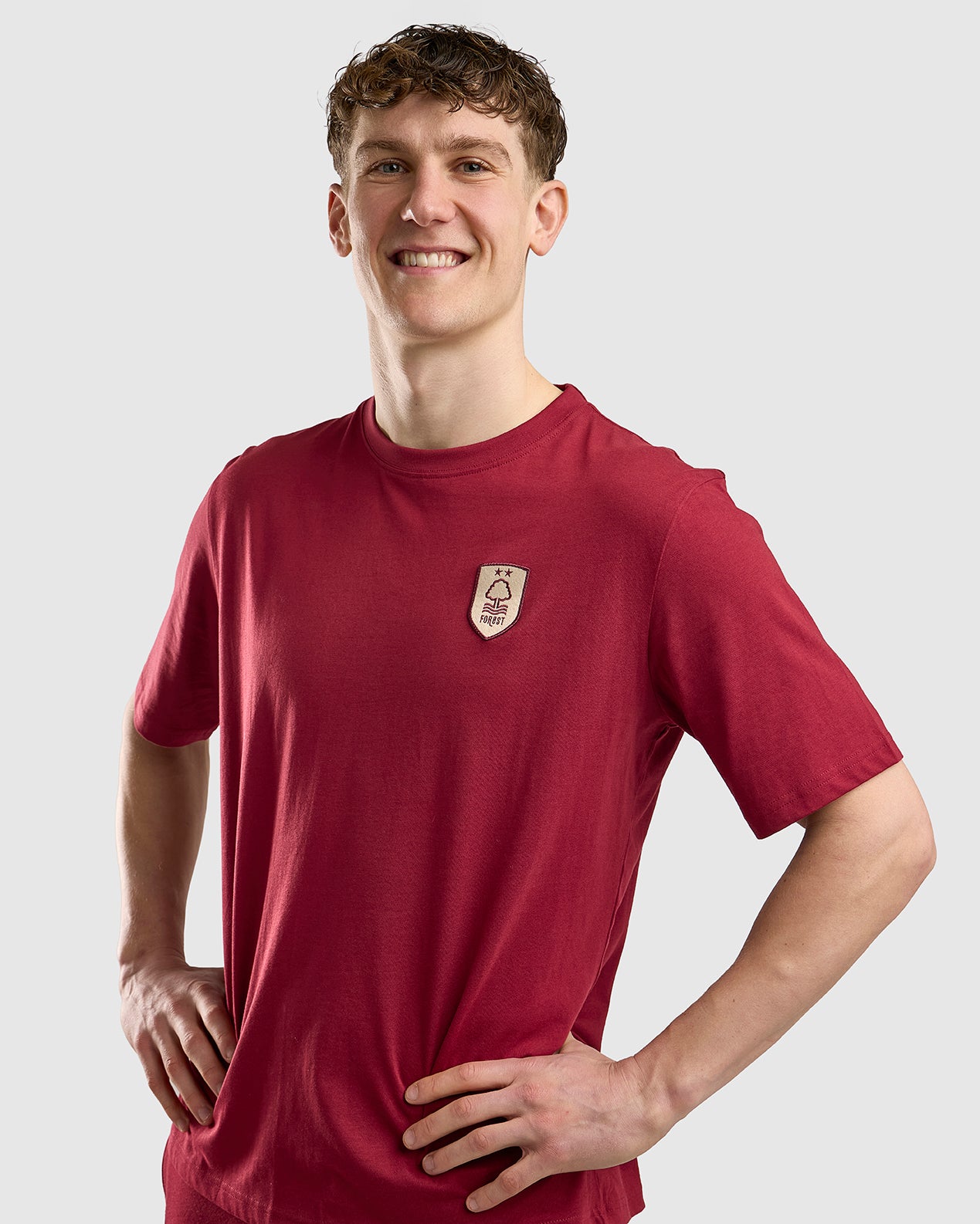 NFFC Burgundy Legacy Relaxed T-Shirt