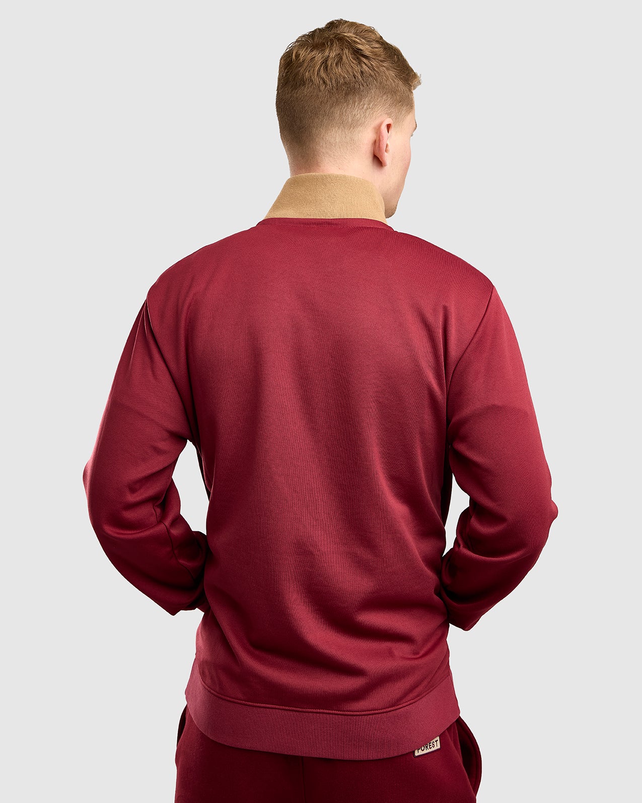 NFFC Burgundy Legacy Full Zip Track Top