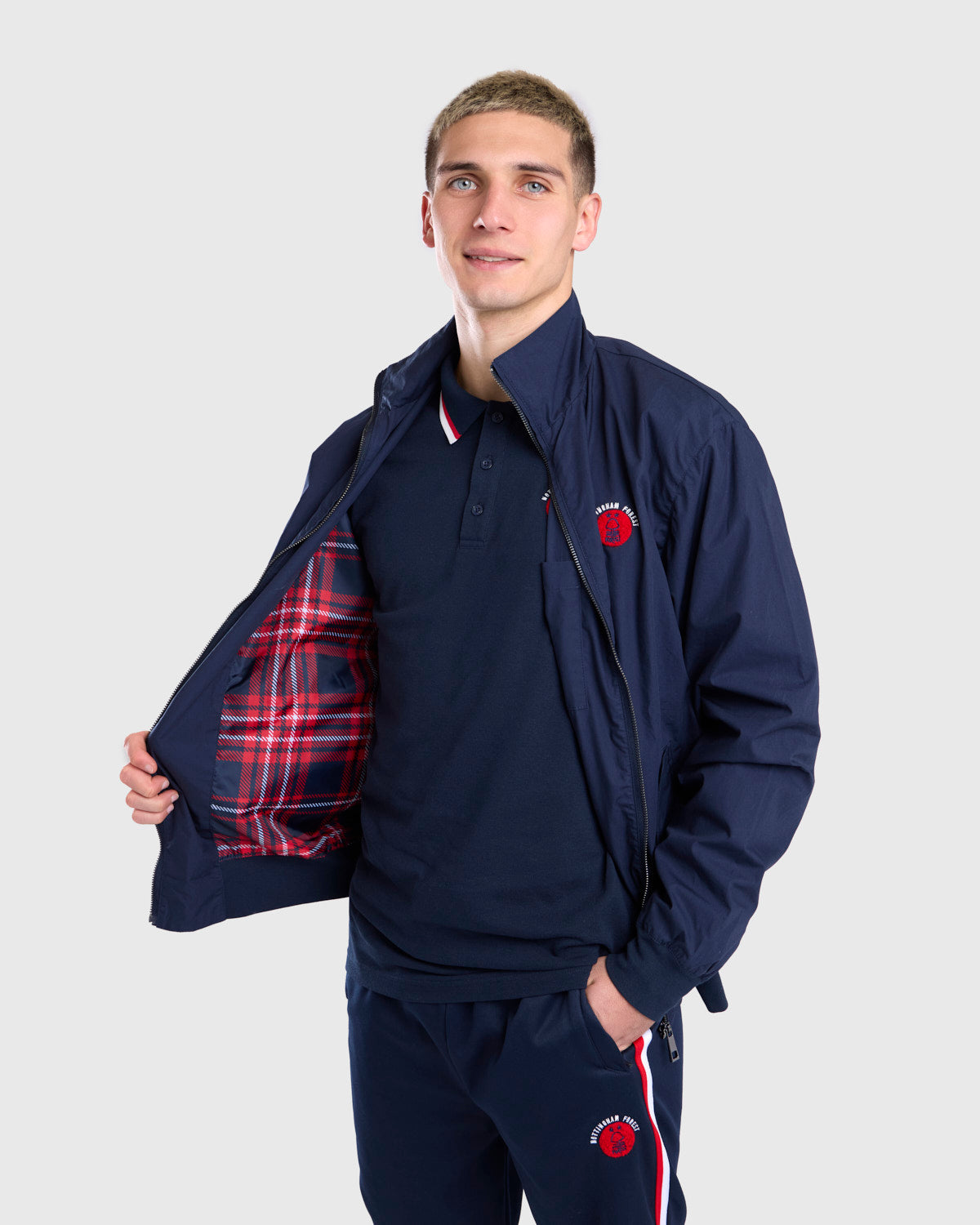 NFFC Navy Colwick Harrington Jacket