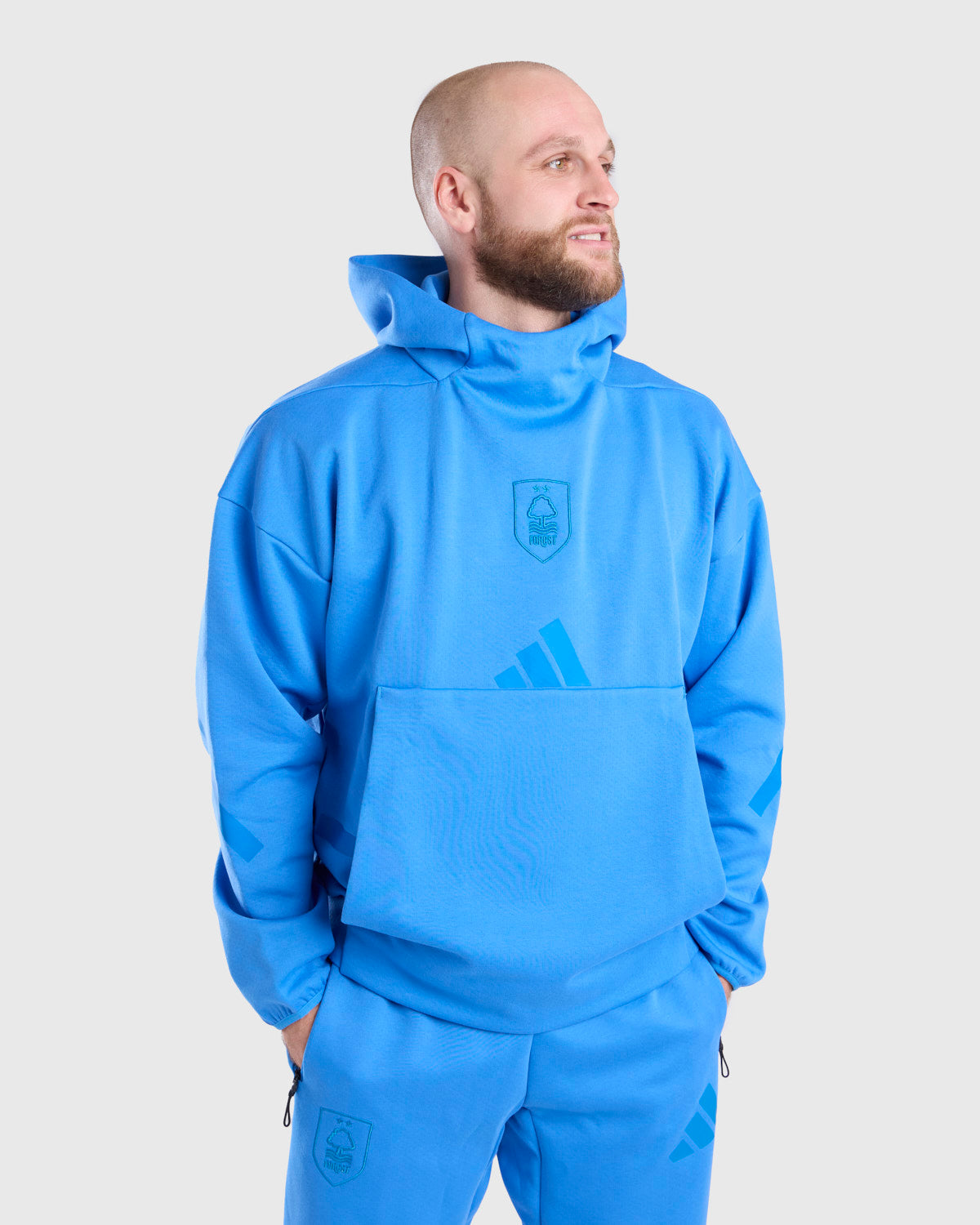 NFFC adidas Ray-Blue ZNE Hoodie