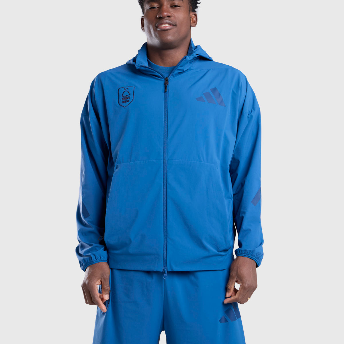 GD＆TOP NFFC adidas Dusky-Petrol ZNE Woven Track Top