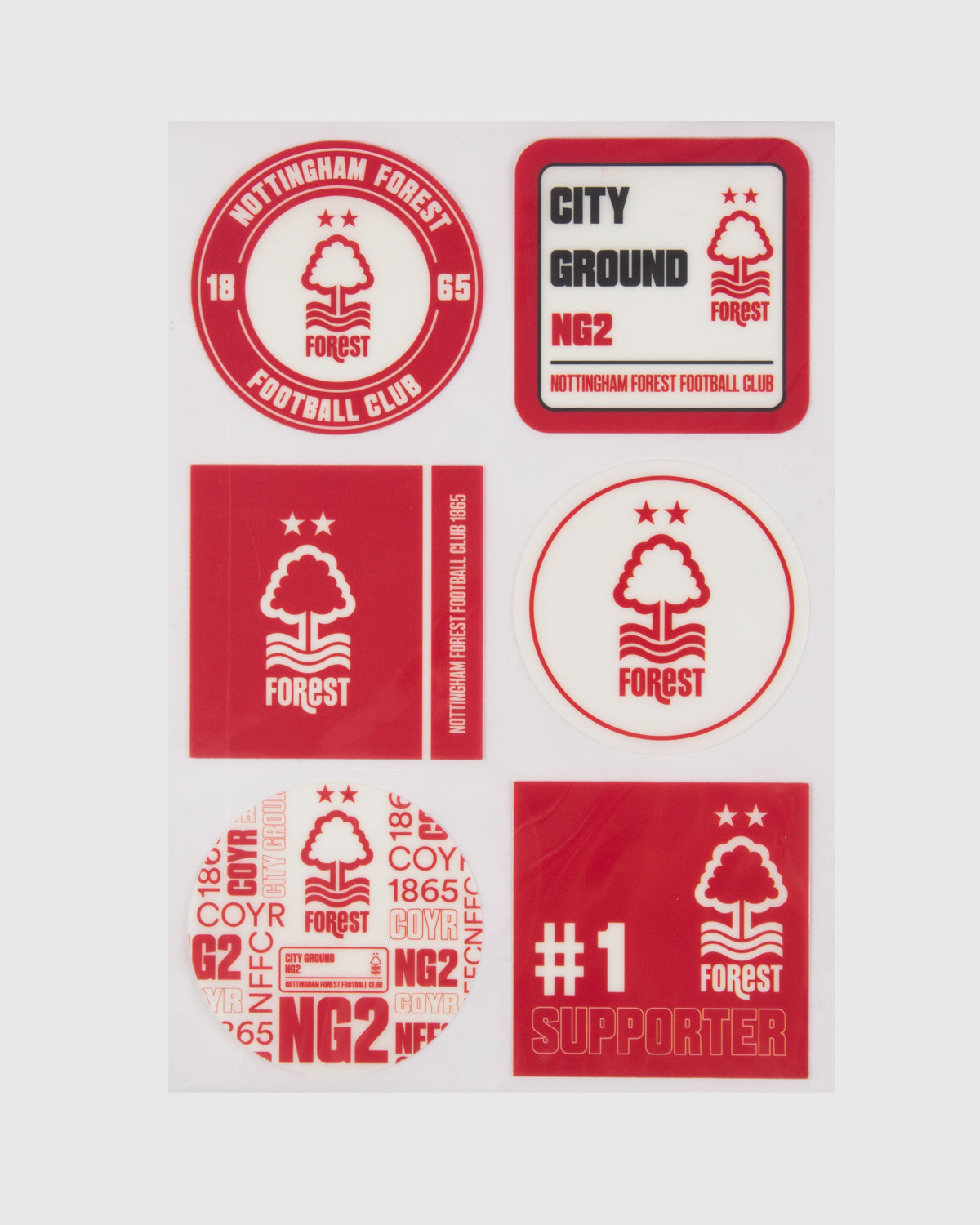 NFFC Car Window Sticker - 6 Pack