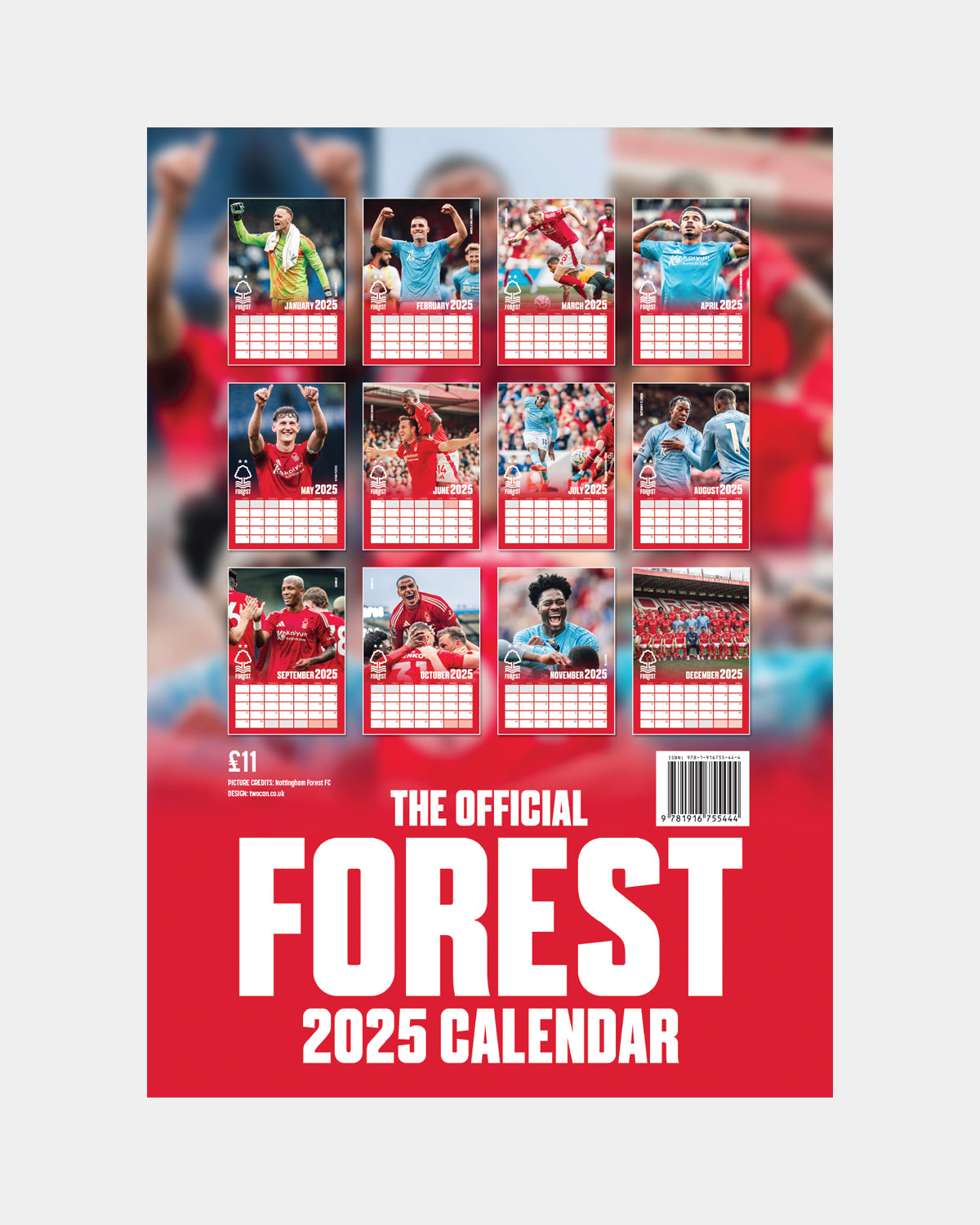 NFFC 2025 A3 Calendar